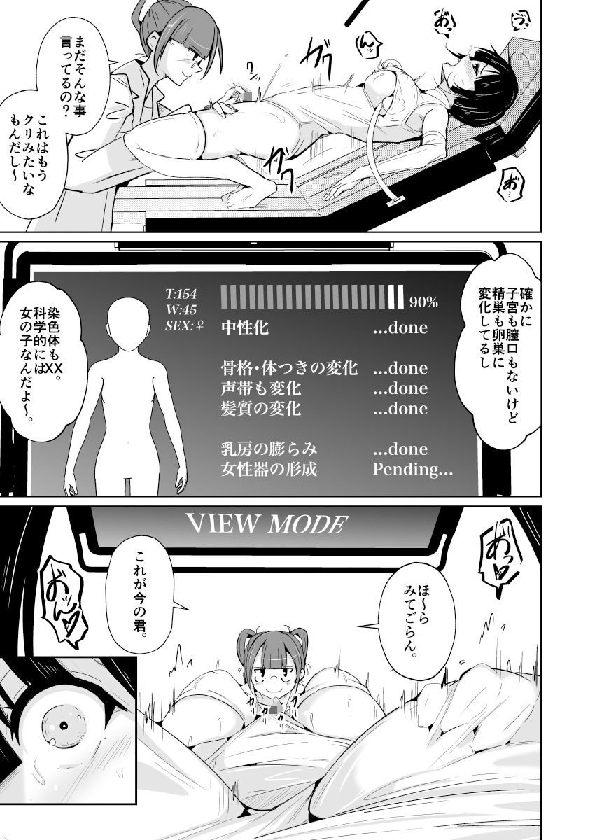 女体化治験バイト サンプル8ページ目