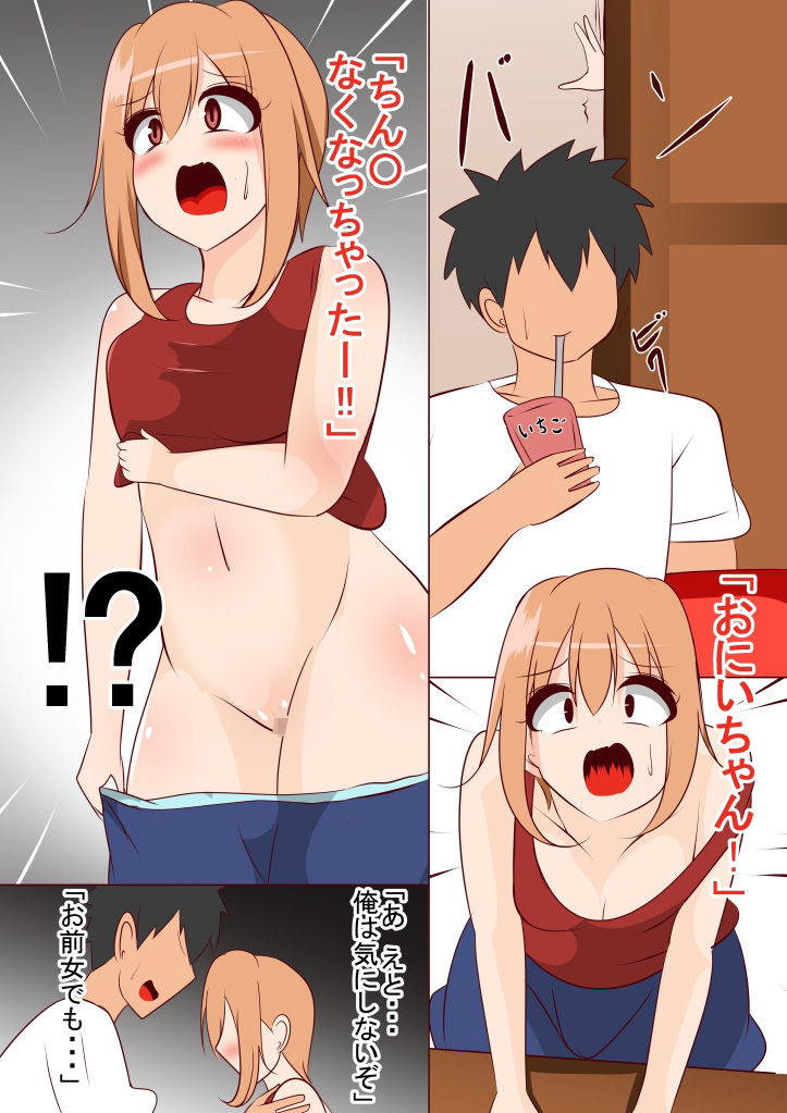 弟くんが女体化したので大好きなお兄ちゃんを誘ってみた サンプル4ページ目