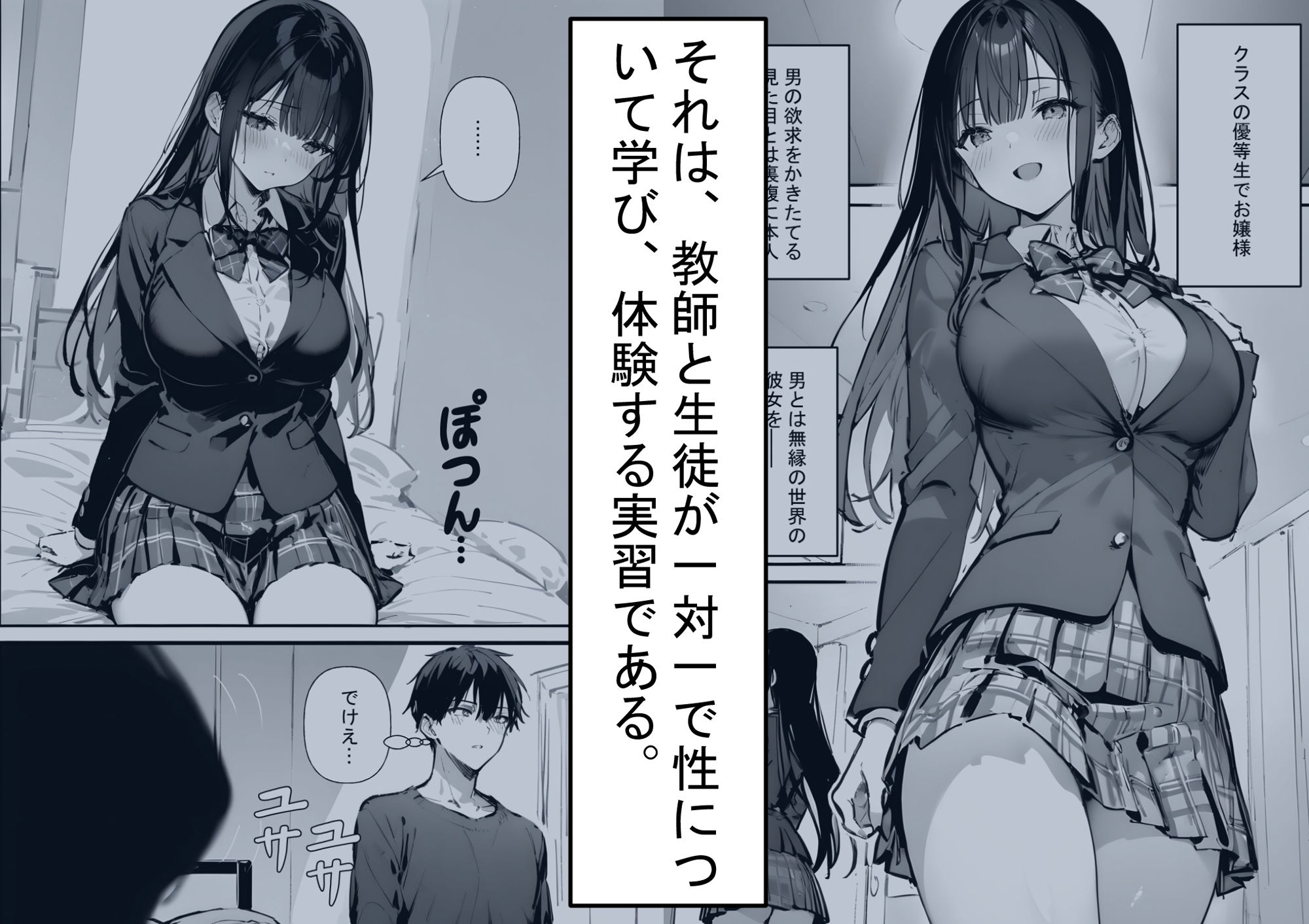 お嬢様学校の性教育日誌 サンプル2ページ目