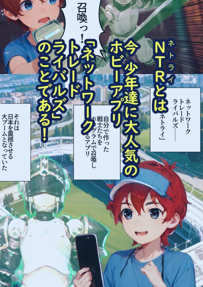 爆闘NTRファイター サンプル1ページ目