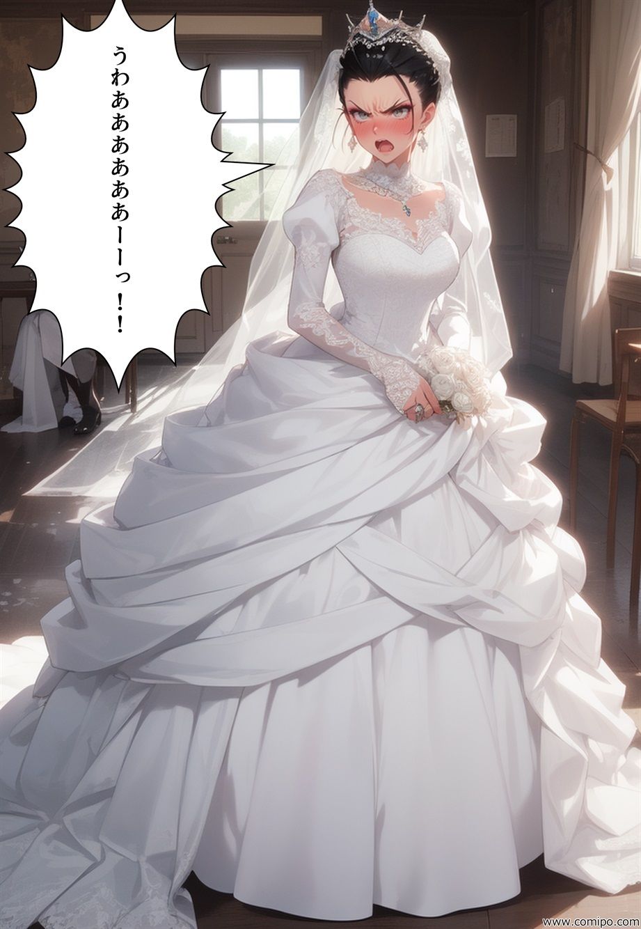 ウェディング・ドレスパニック！新郎新婦にされた男たち サンプル7ページ目