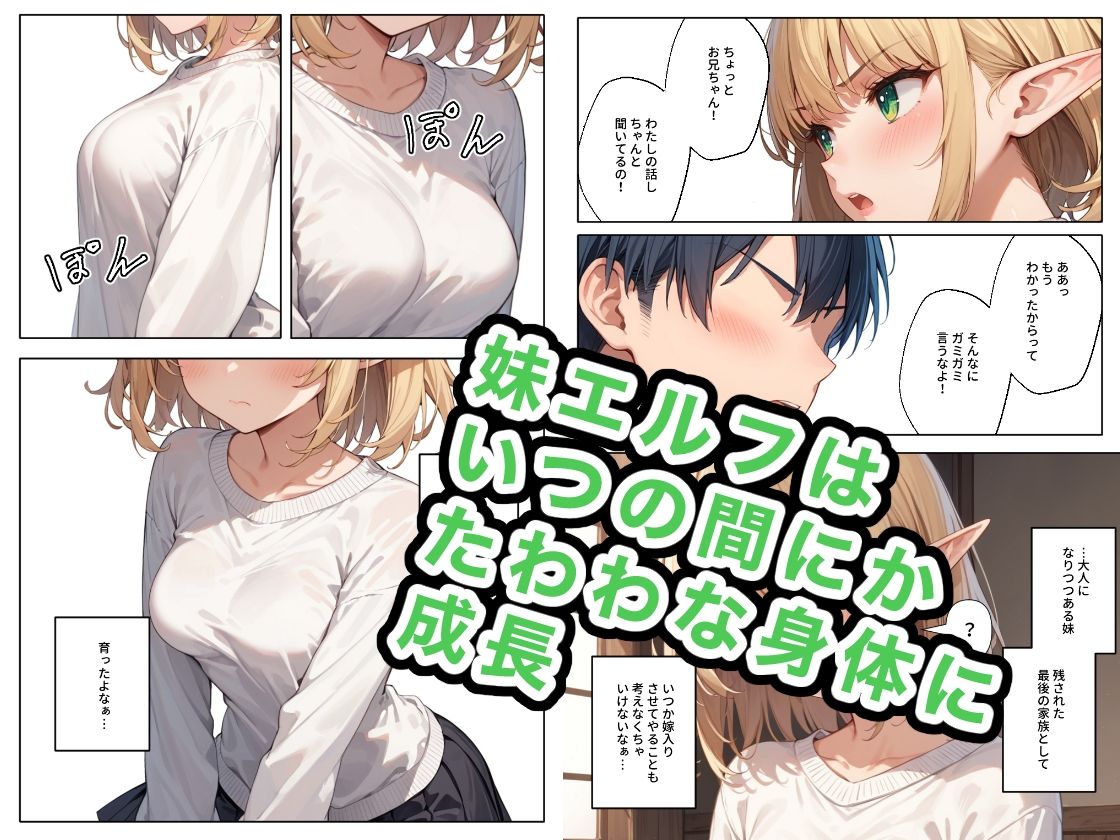 妹エルフは引きこもりたい サンプル2ページ目