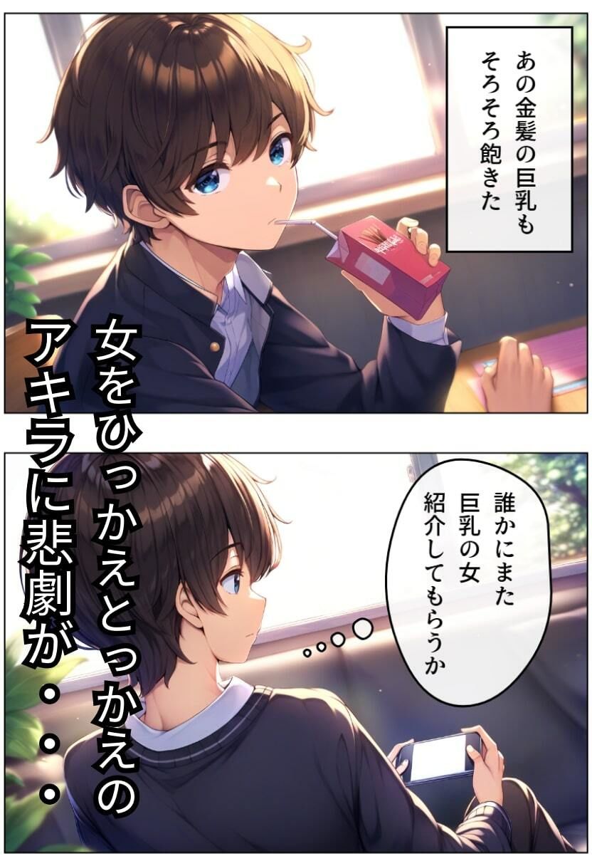TS女体化して同級生にメス堕ちさせられた話 サンプル3ページ目