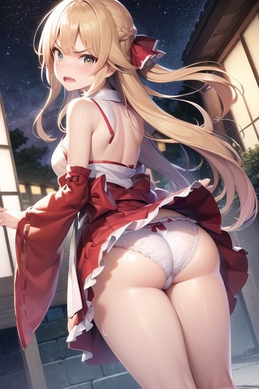 嫌な顔してパンツ見せてくる女の子〜巫女編〜 サンプル8ページ目