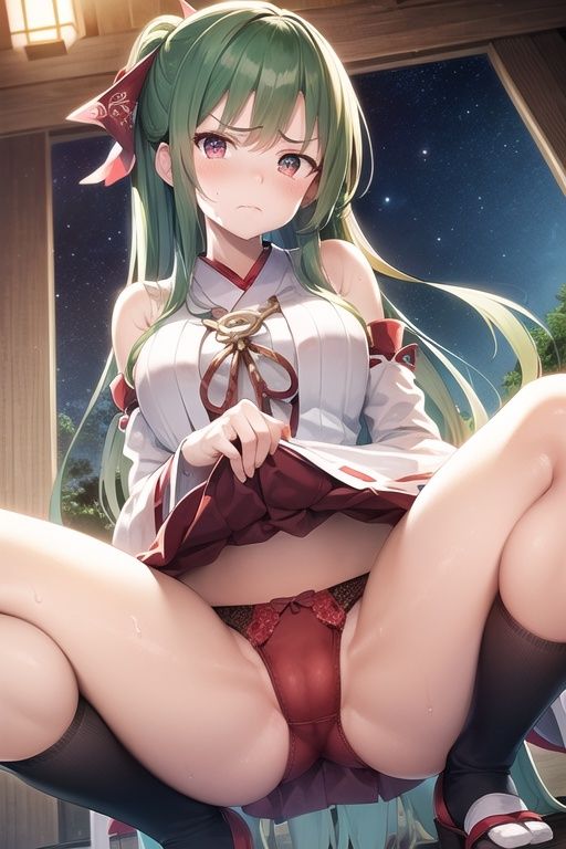 嫌な顔してパンツ見せてくる女の子〜巫女編〜 サンプル10ページ目