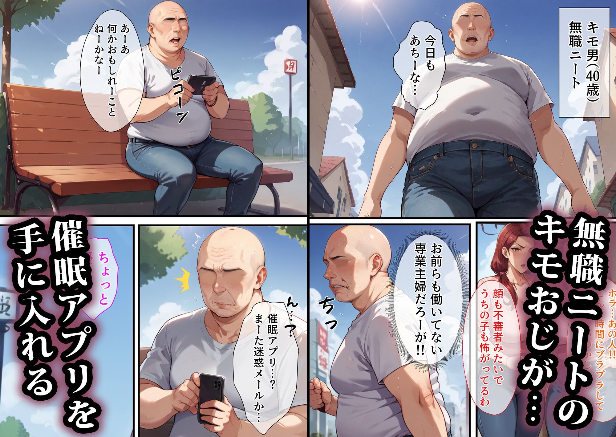 催●おじさんに支配された女〜人妻寝取り編 サンプル1ページ目