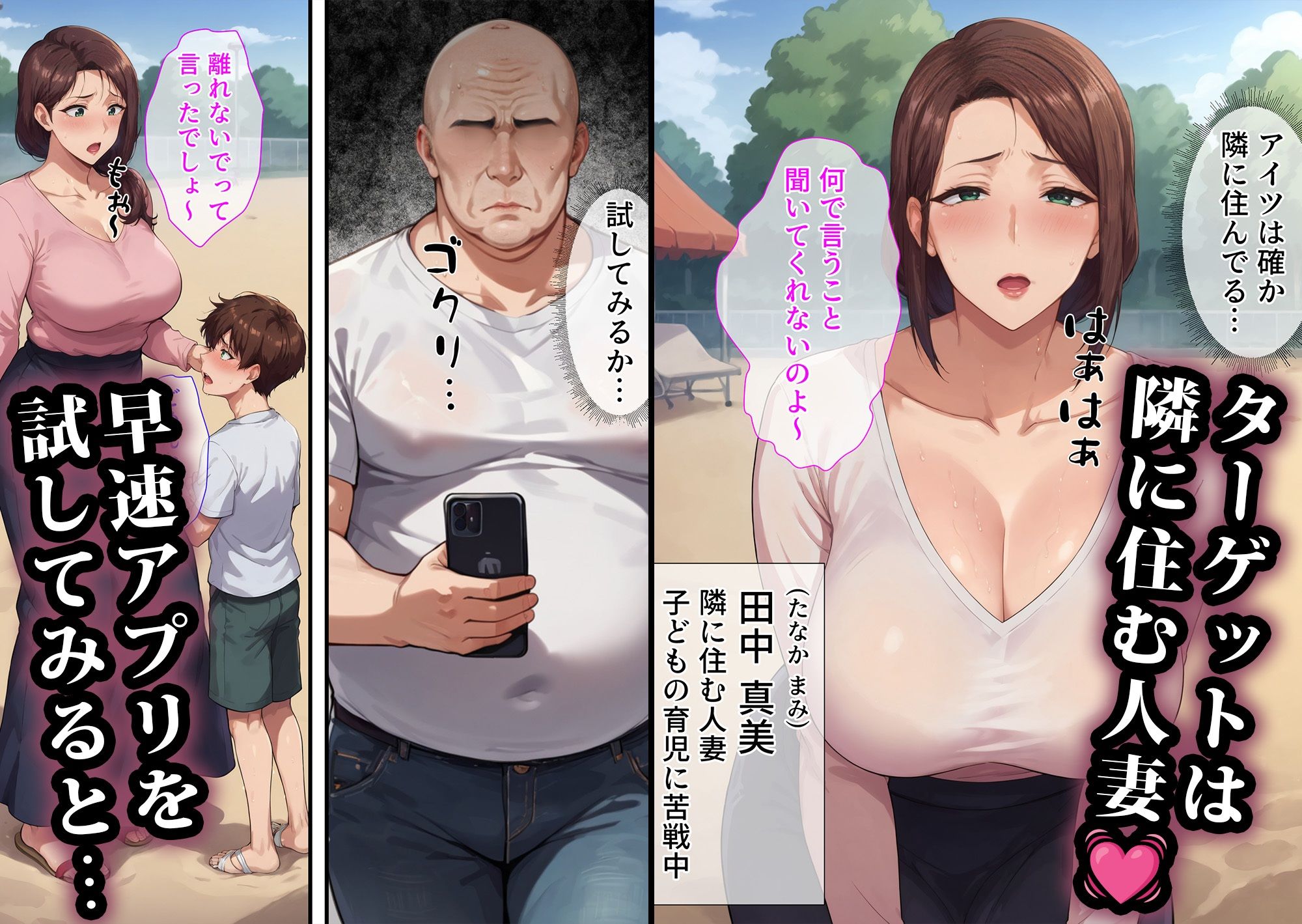 催●おじさんに支配された女〜人妻寝取り編 サンプル2ページ目