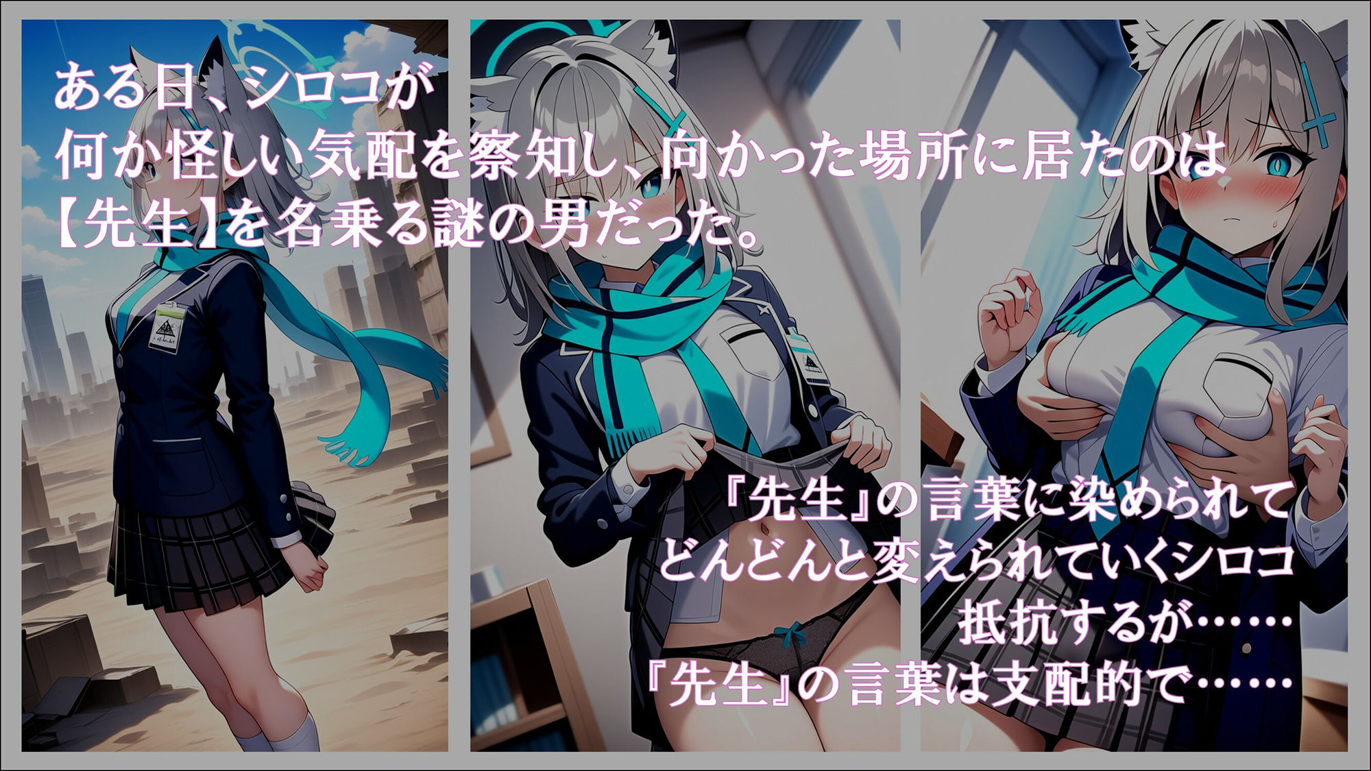 【小説版】日常が『先生』に浸食された日 シロコ編 サンプル1ページ目