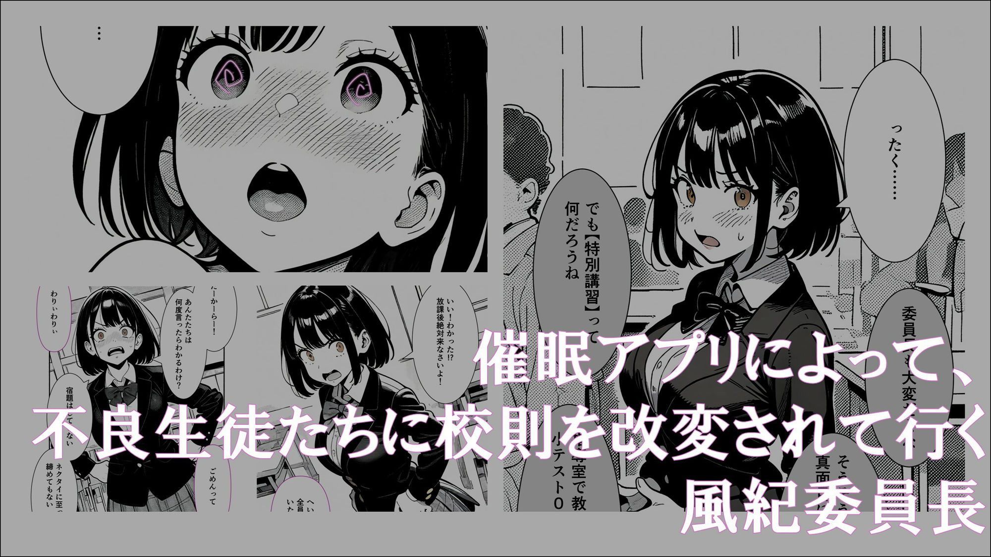 【学生常識改変】風紀委員長から淫乱委員長になった私の記録2 勃起処理が当たり前になった日 サンプル1ページ目