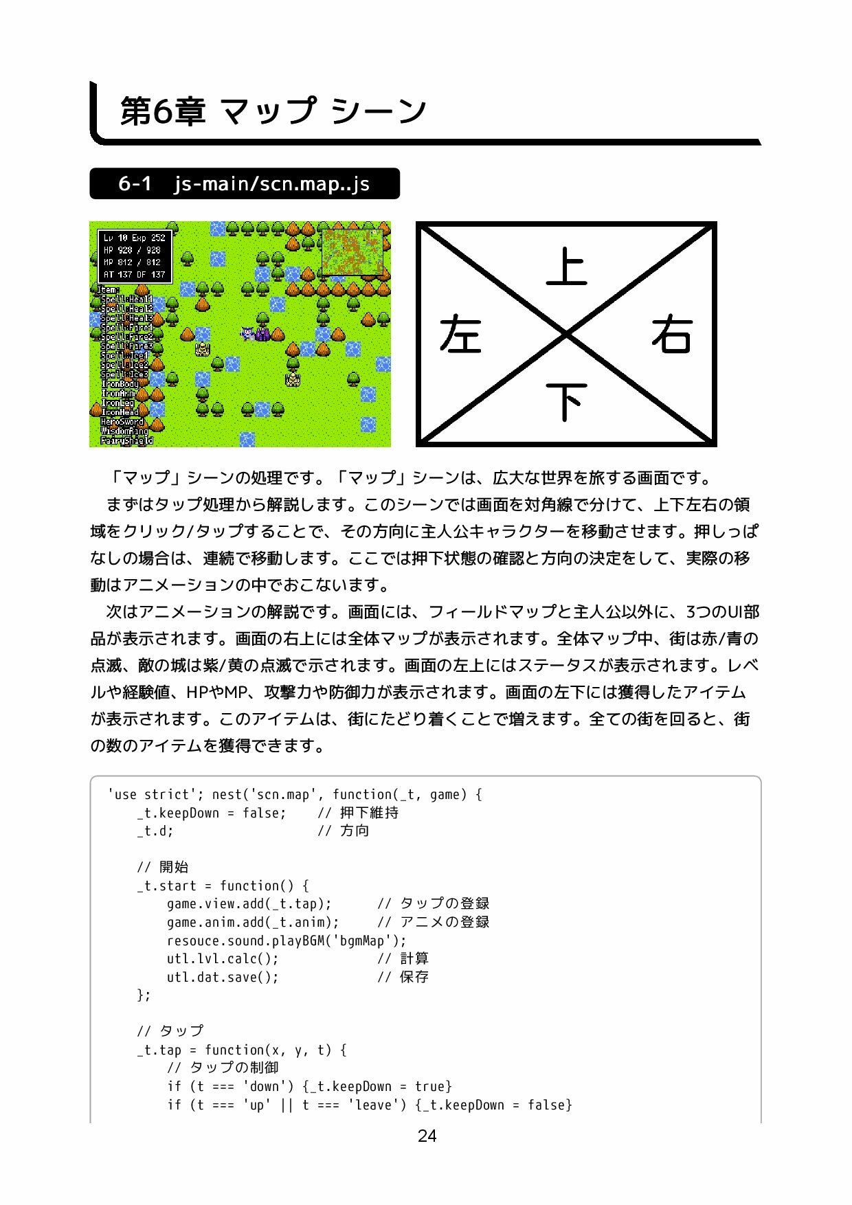 レトロ風RPG フルスクラッチ開発 全コード サンプル5ページ目