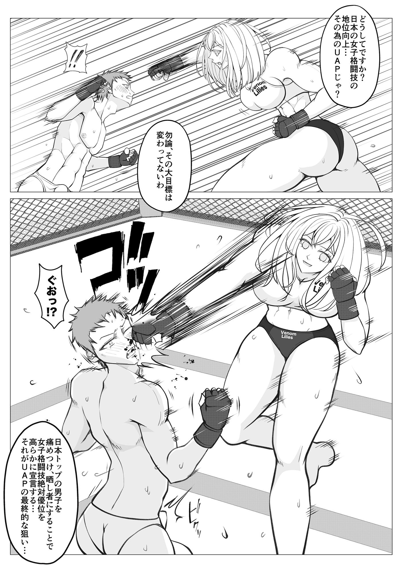 校内ファイトシステム2 サンプル5ページ目