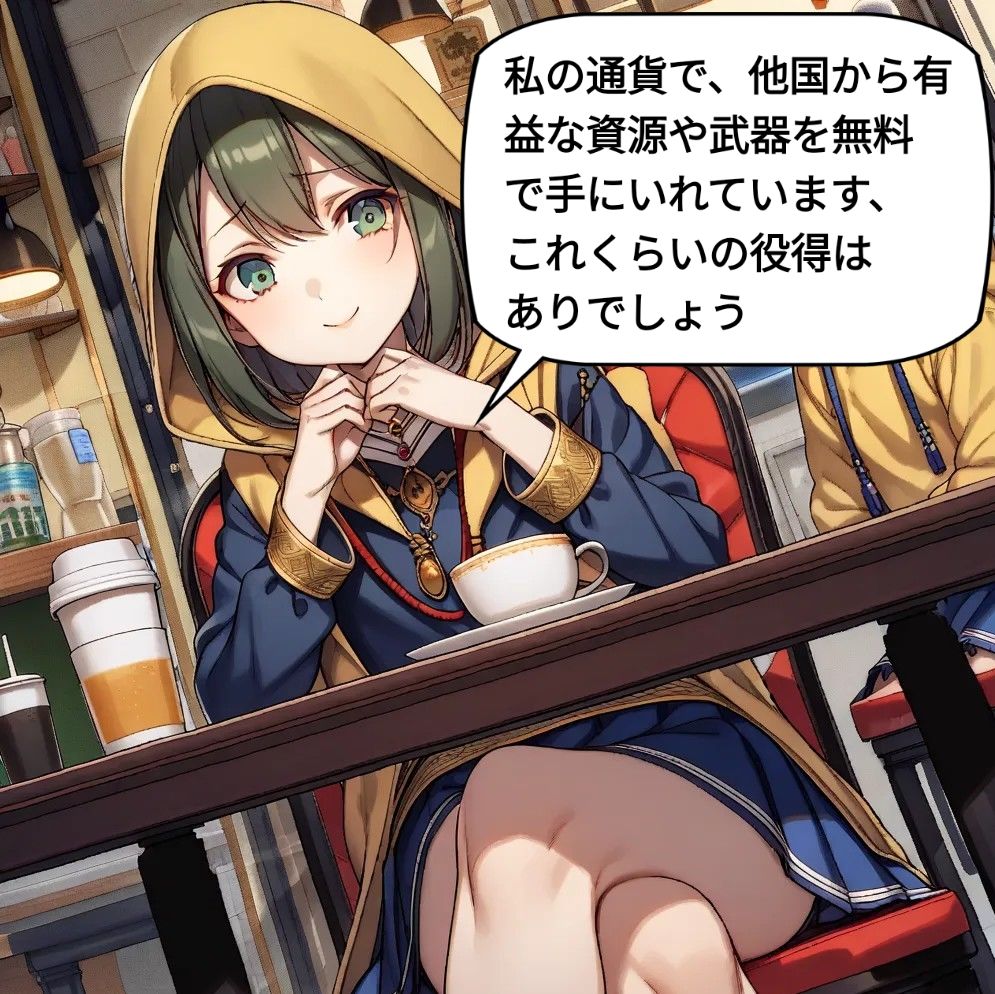 サイマル紙幣（浮遊●物魔法紙幣） サンプル4ページ目