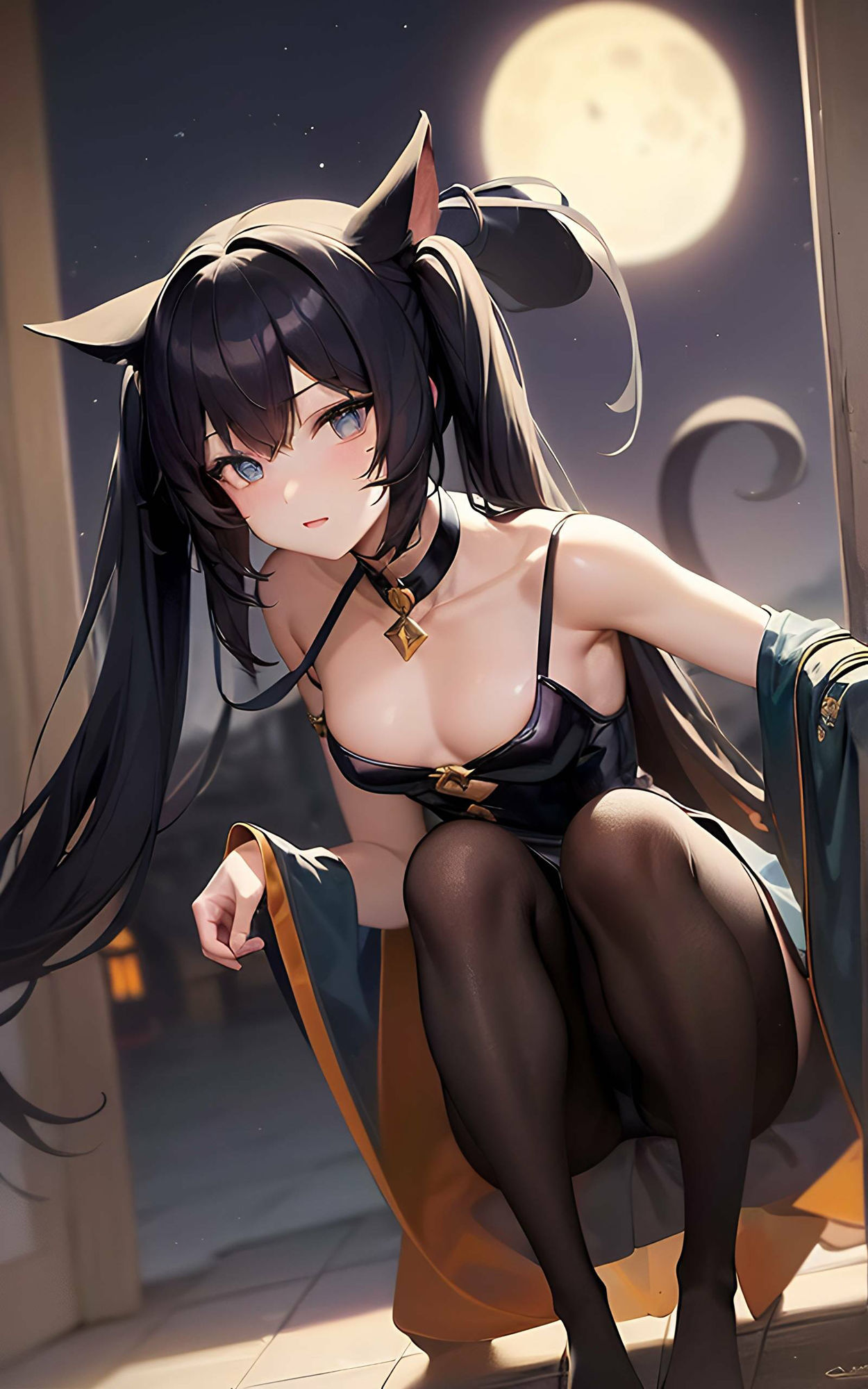 ハロウィンの魔法:猫耳娘たちの魅惑イラスト集3 サンプル5ページ目
