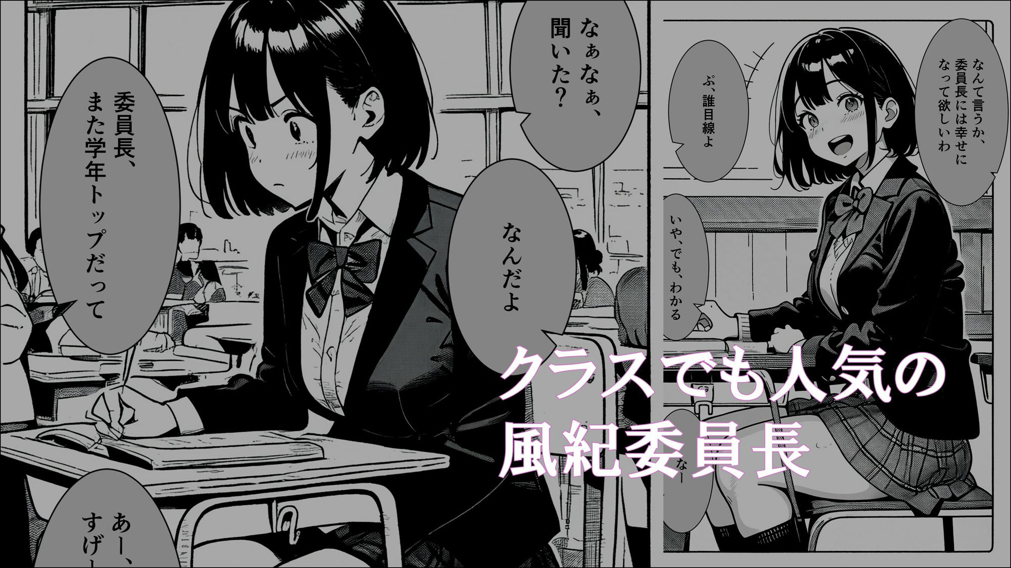 【学生常識改変】風紀委員長から淫乱委員長になった私の記録3 セックスが当たり前になった日 サンプル1ページ目