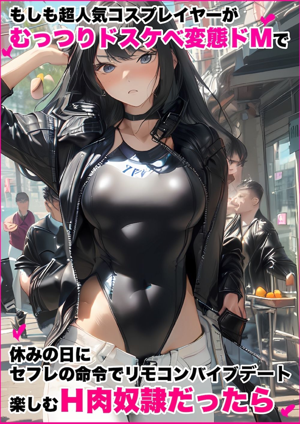 もしも超人気コスプレイヤーがむっつりドスケベ変態ドMで休みの日にセフレの命令でリモコンバイブデートを楽しむH肉奴●だったら サンプル1ページ目