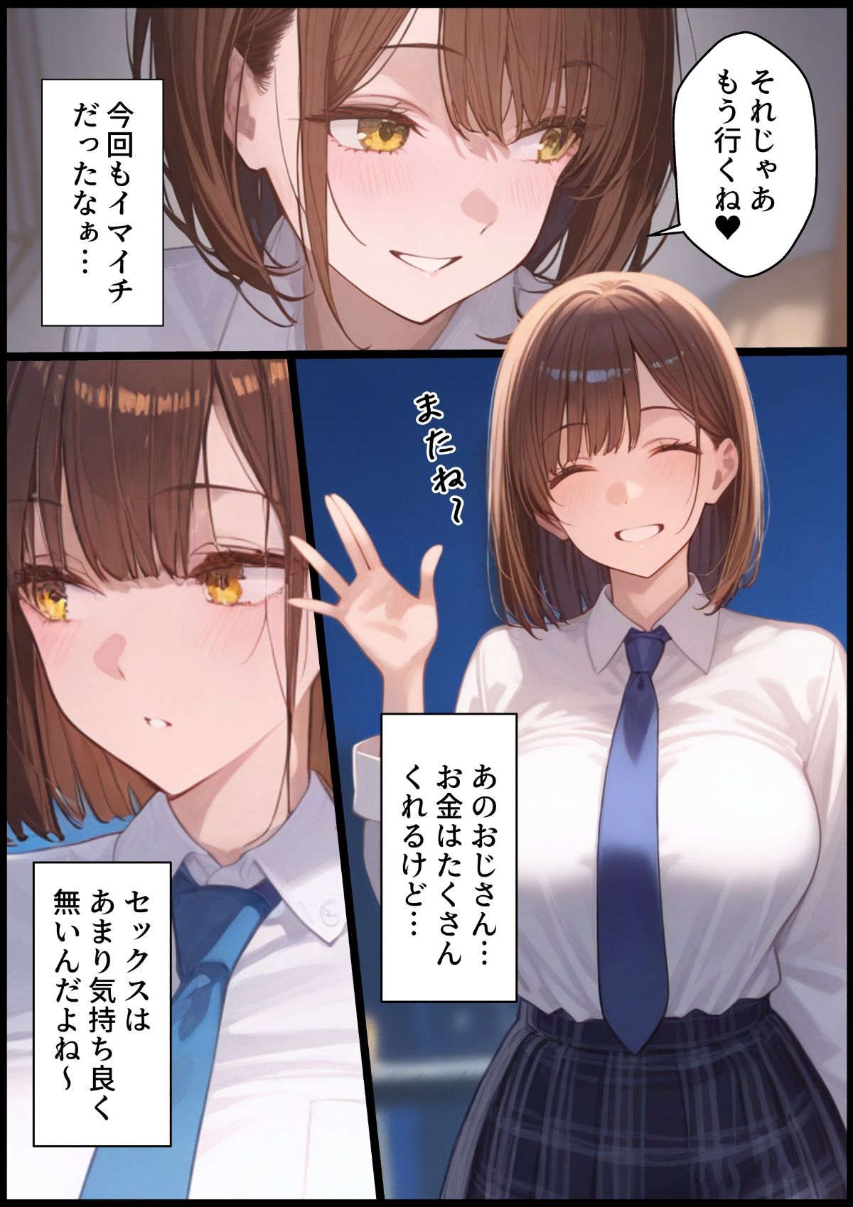 デカパイ女子のパパ活事情 サンプル4ページ目
