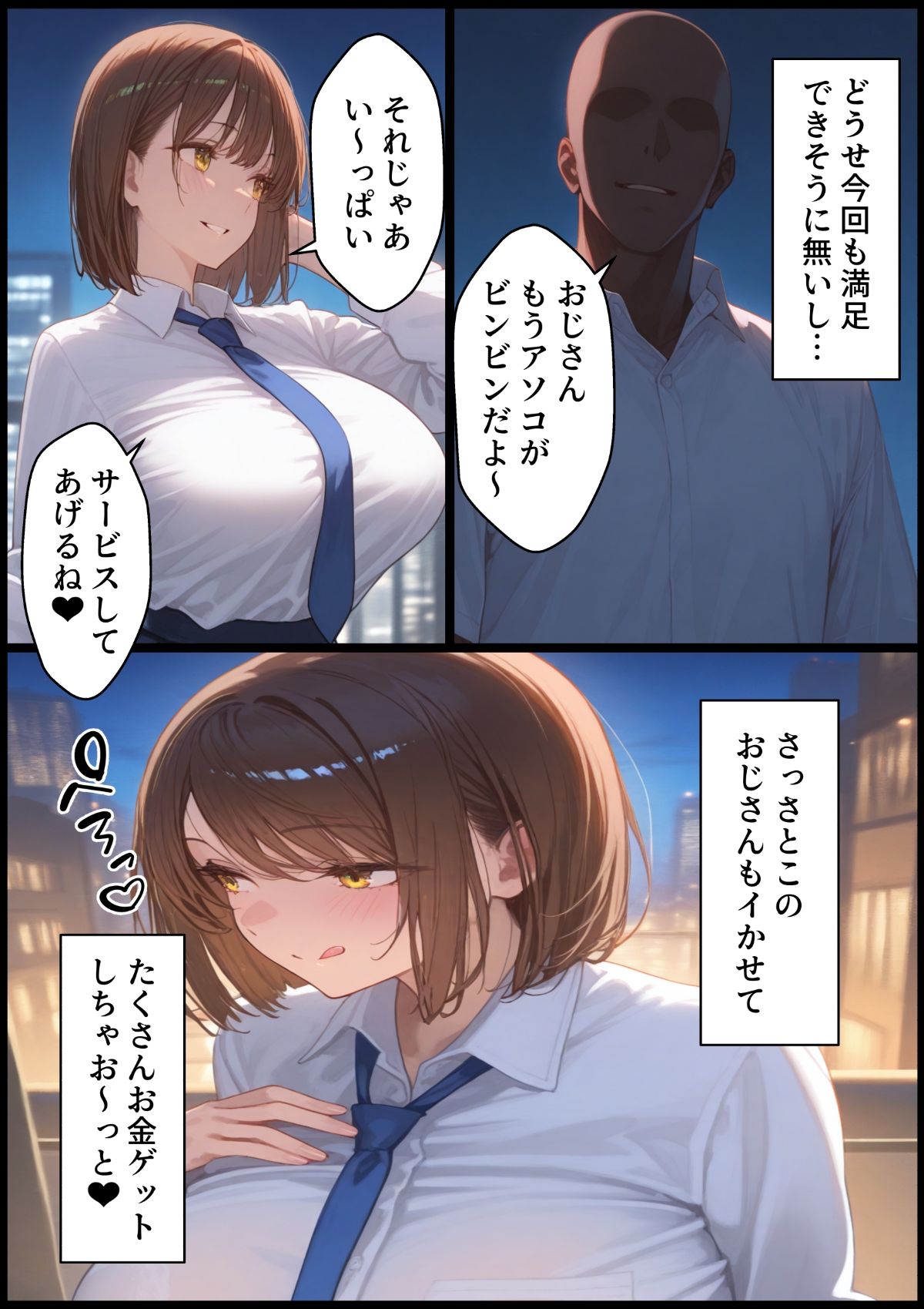 デカパイ女子のパパ活事情 サンプル7ページ目