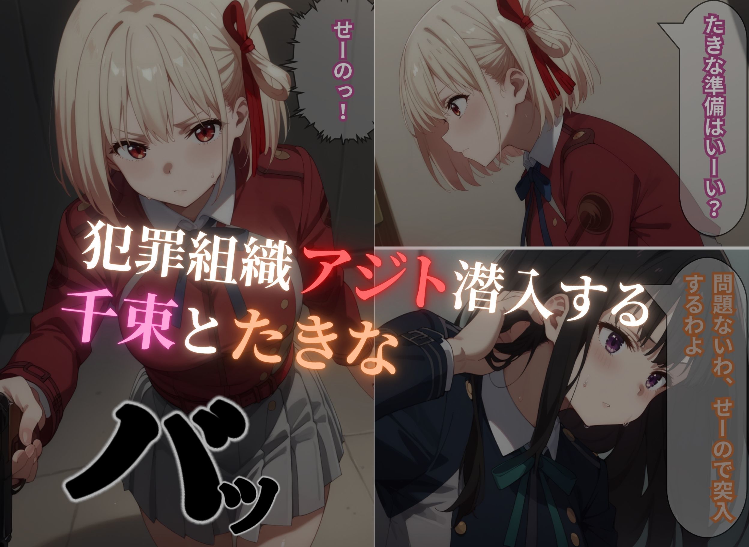 リコリコ千束恥辱調教 サンプル1ページ目