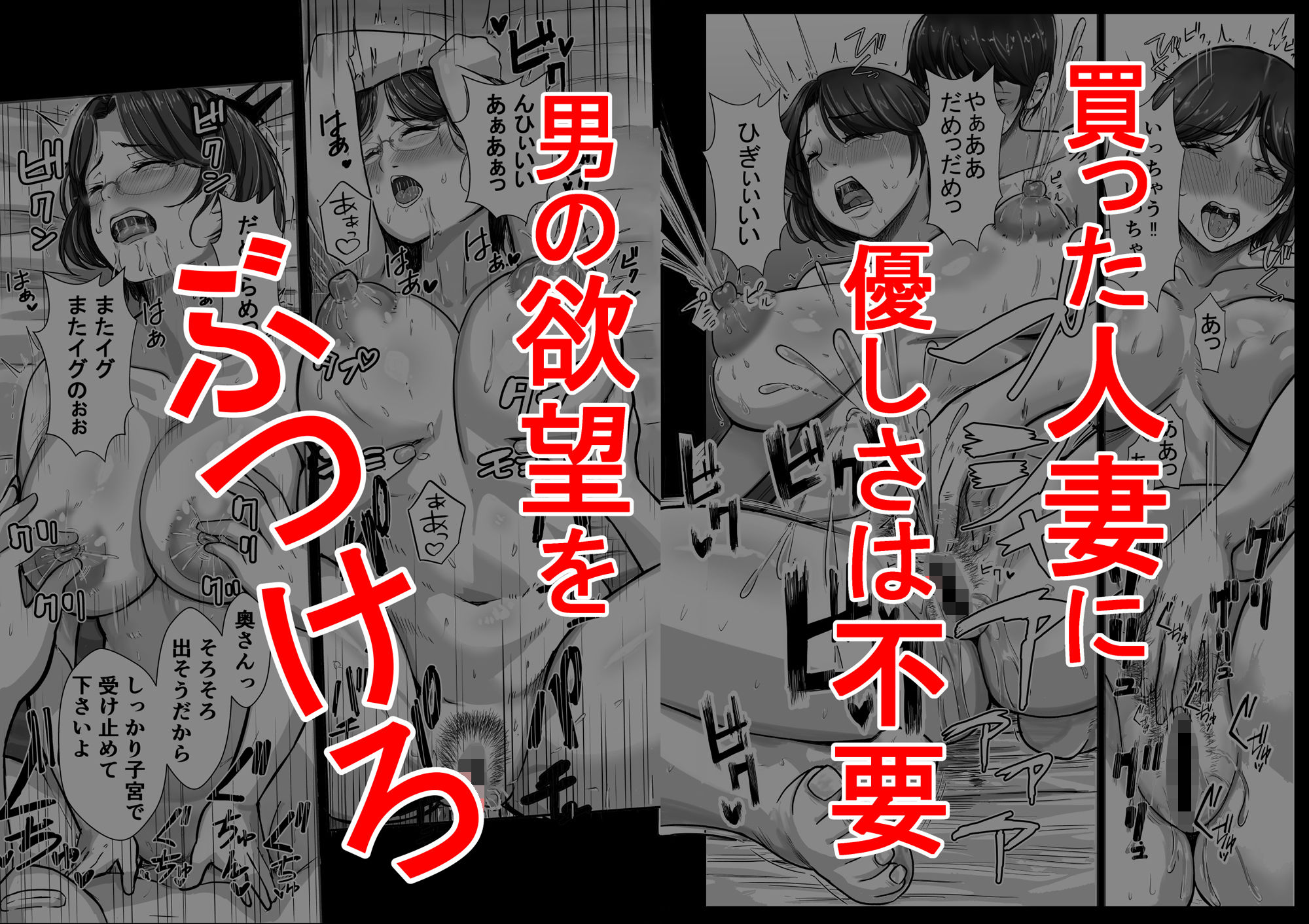 この女を買って犯りたおす人妻美咲編 サンプル3ページ目