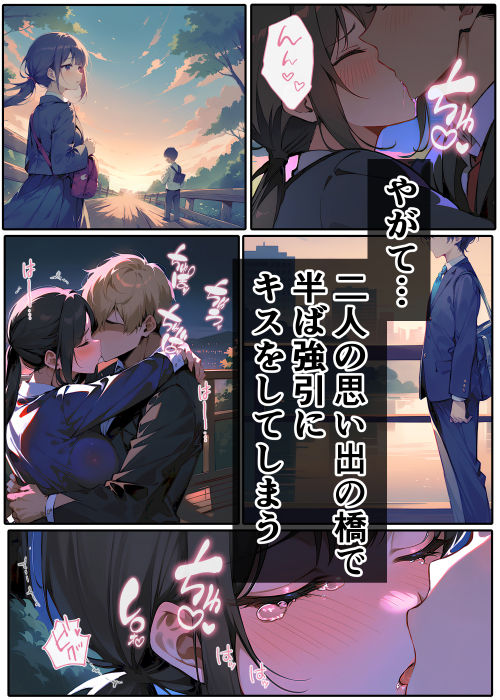幼なじみの長いスカートが日に日に短くなってしまう話 サンプル7ページ目
