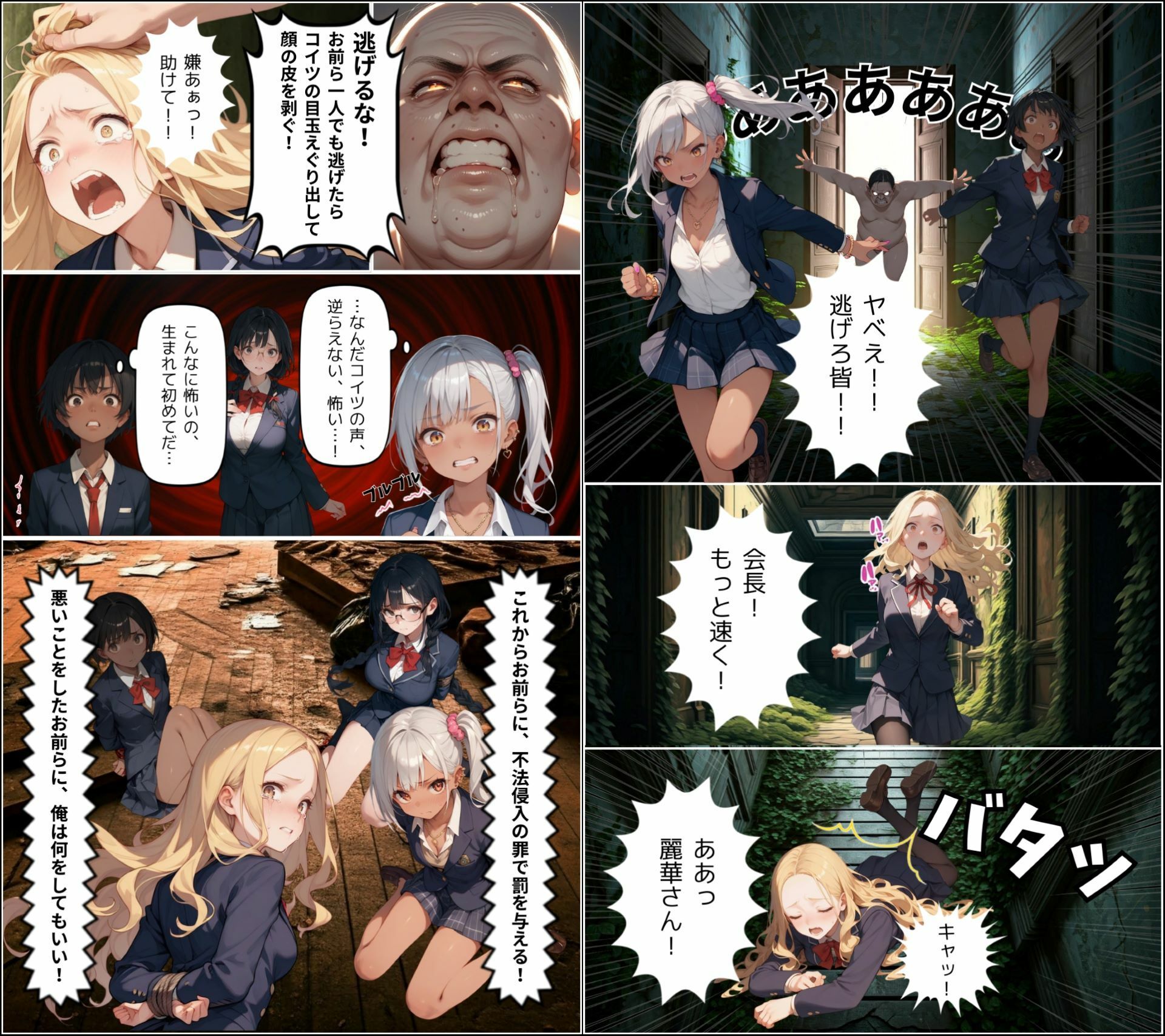 淫獄怨館 サンプル1ページ目
