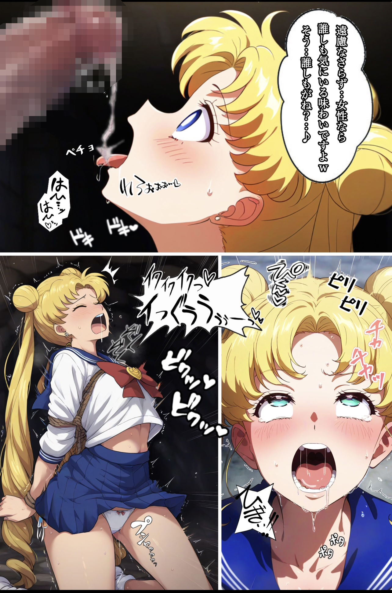 アヘ顔戦士セーラーgirl’s 1 サンプル2ページ目