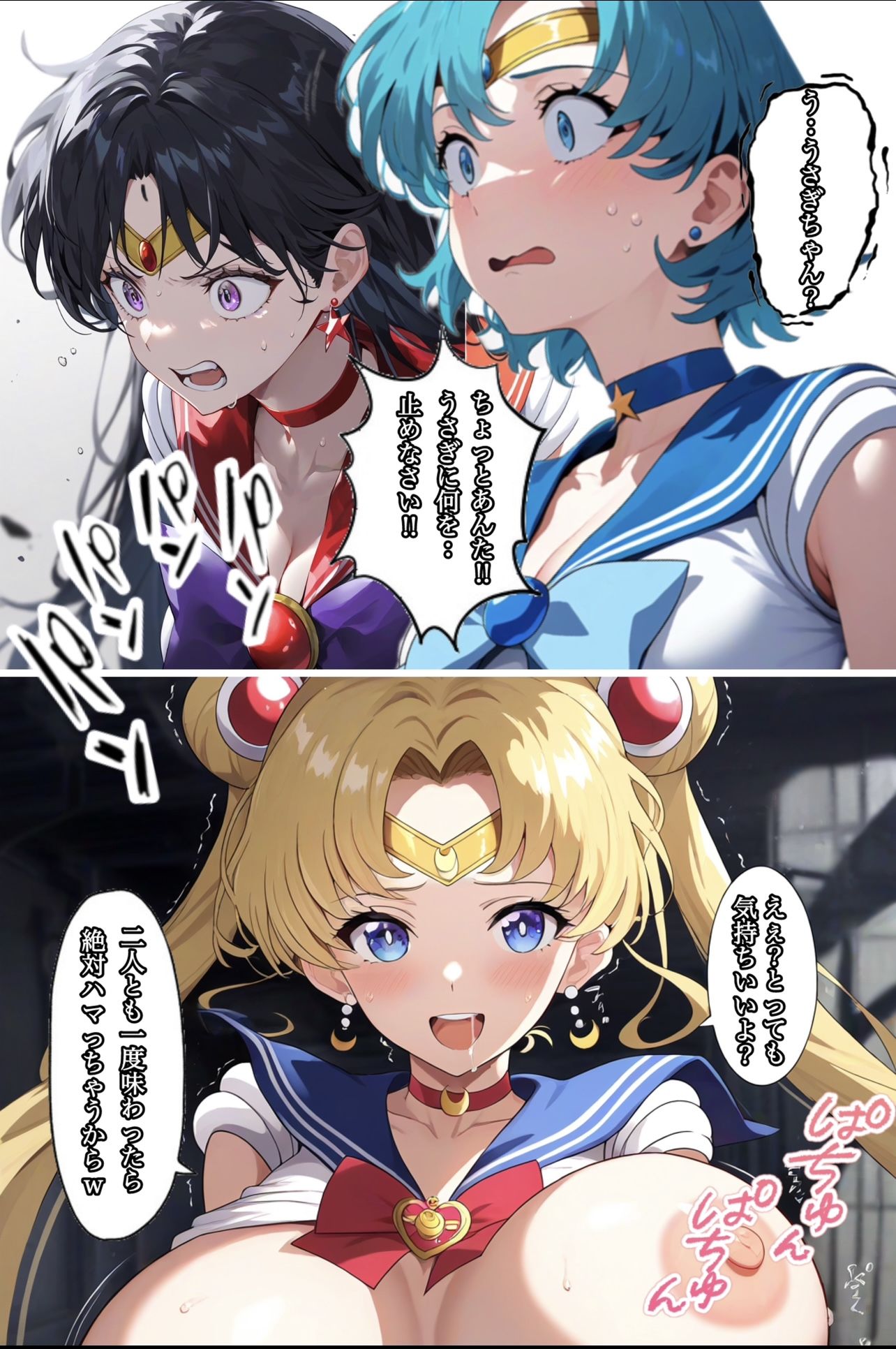 アヘ顔戦士セーラーgirl’s 1 サンプル6ページ目