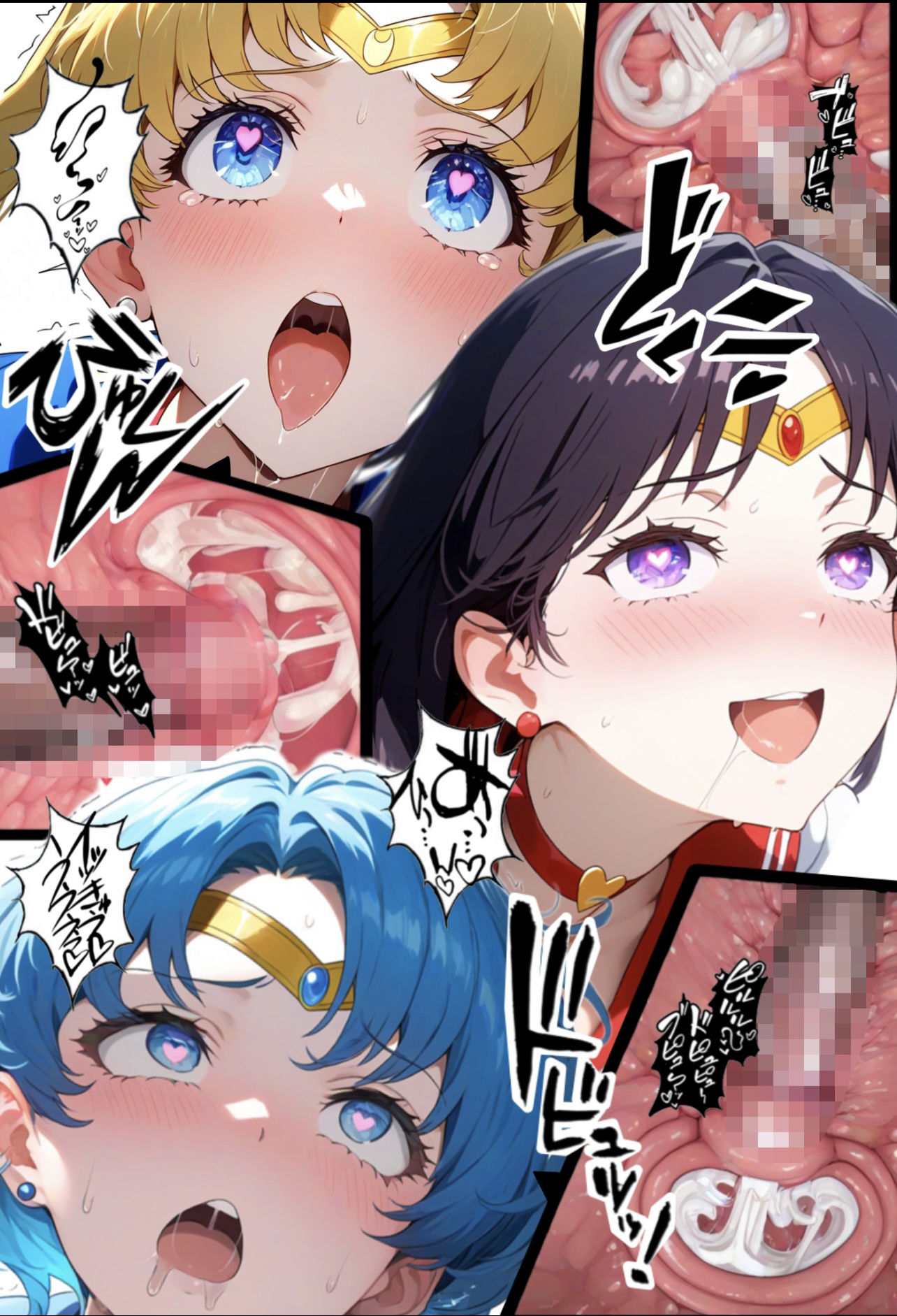 アヘ顔戦士セーラーgirl’s 1 サンプル10ページ目