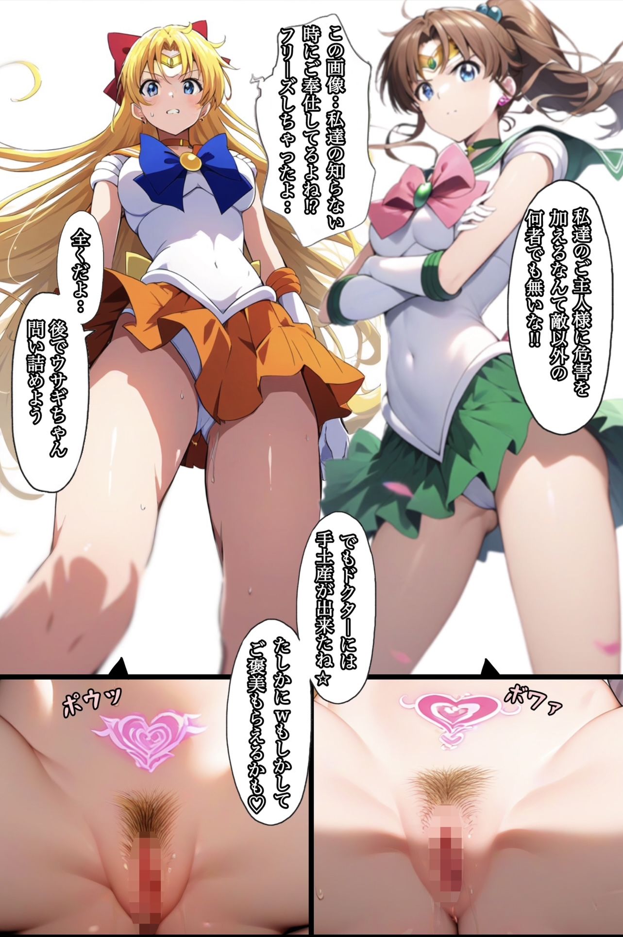アヘ顔戦士セーラーgirl’s2 サンプル2ページ目