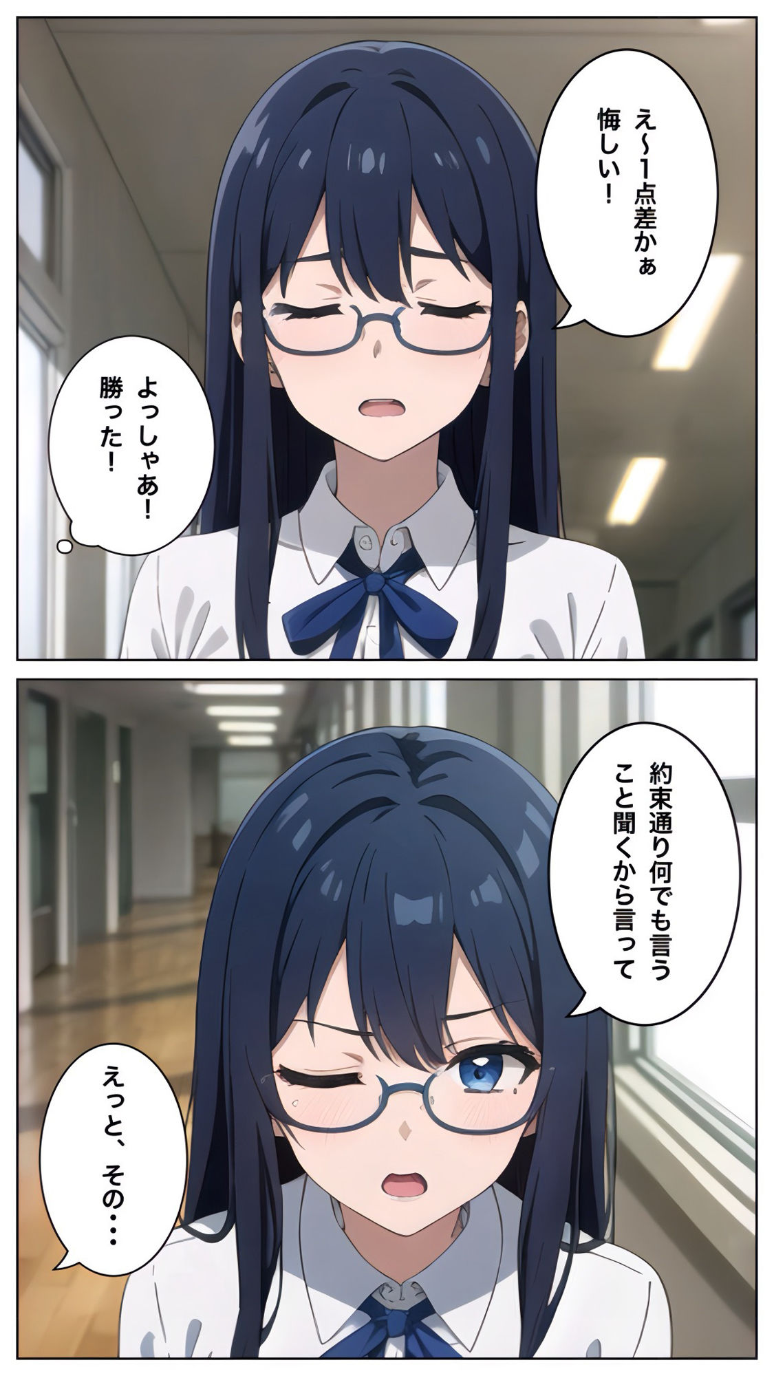 清楚なガリ勉美女にテストで勝ったからヤリたい放題した結果 サンプル7ページ目