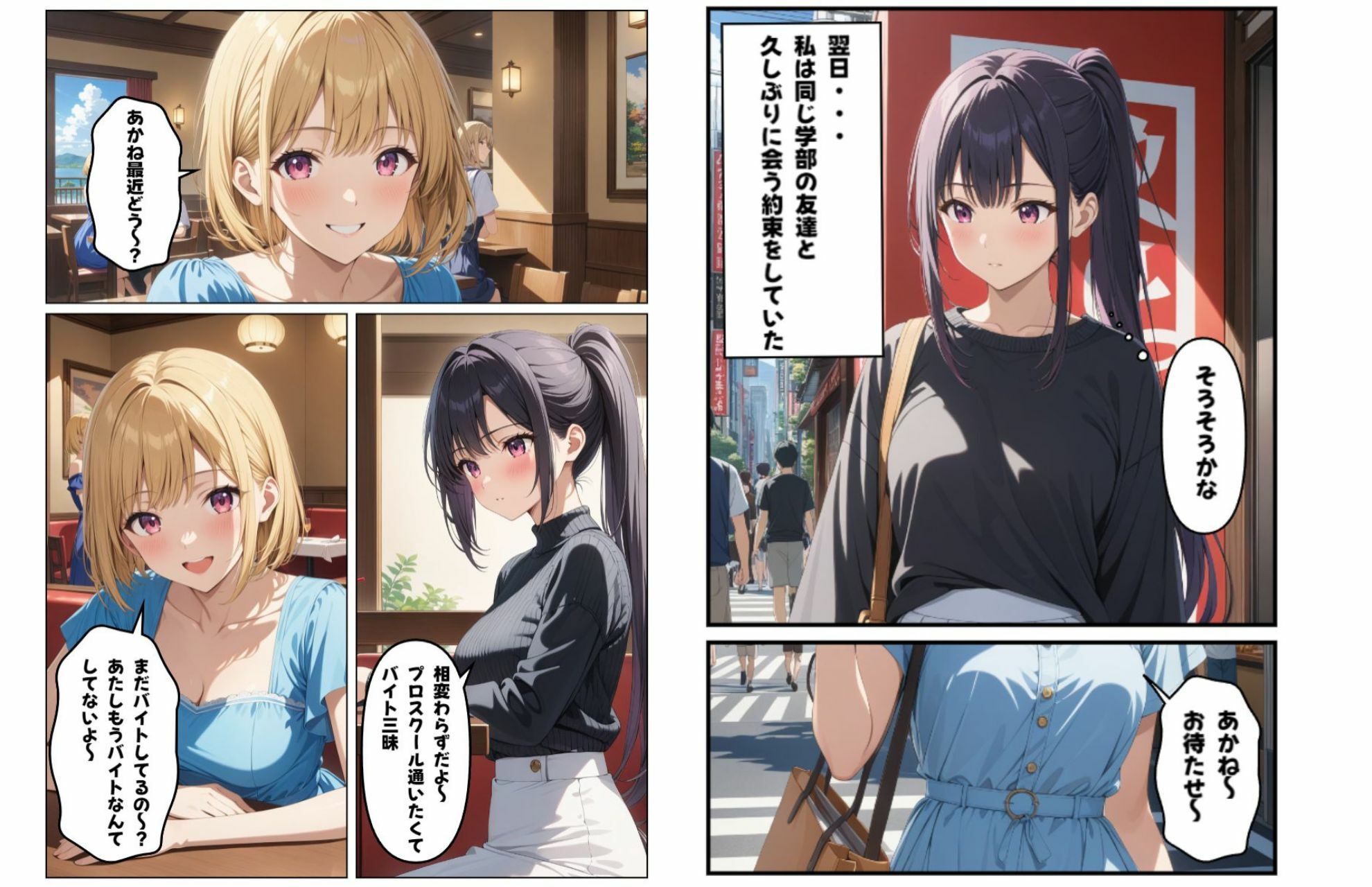 大切な彼氏がいるのに・・・〜女子大生NTR〜 サンプル3ページ目