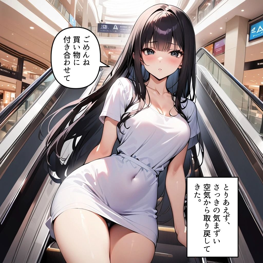 ぼっちの先輩にサークル勧誘された4  先輩の水着試着に付き合うの巻 サンプル2ページ目