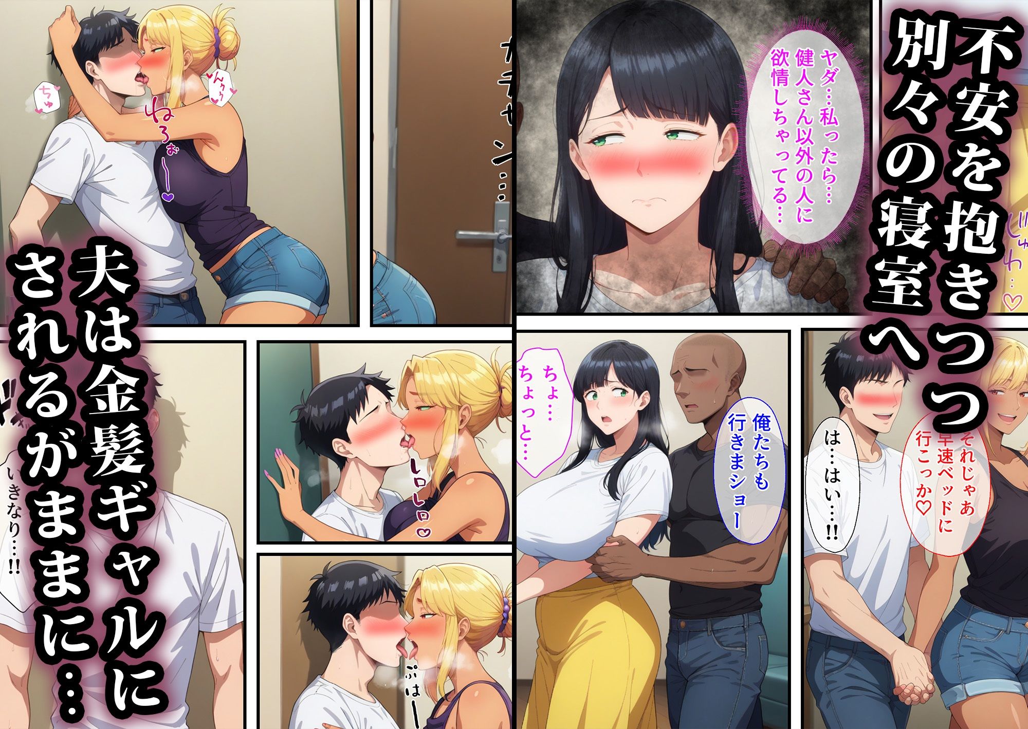 寝取られスワッピング〜人妻交換編 サンプル4ページ目