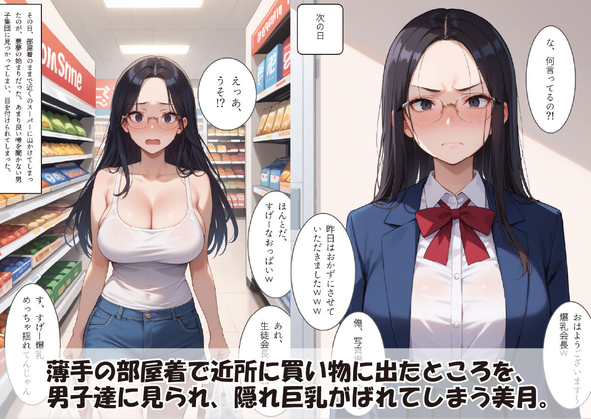 生徒会長「斉藤美月」の受難 サンプル3ページ目