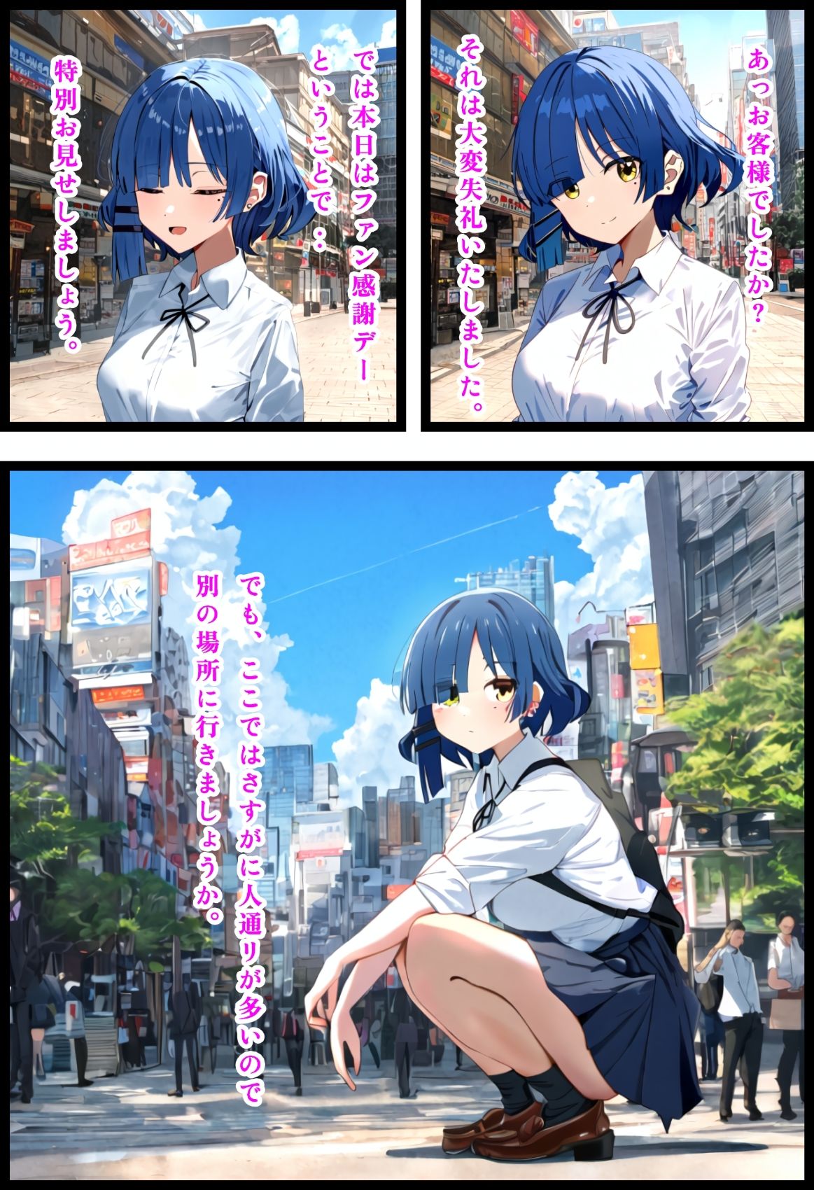 山〇リョ〇の聖水！ サンプル3ページ目