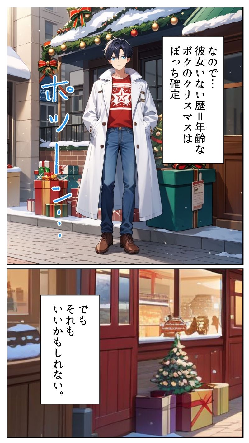 クリスマスぼっちを覚悟したボクが何故か姉の友人に童貞を奪われた話 サンプル2ページ目