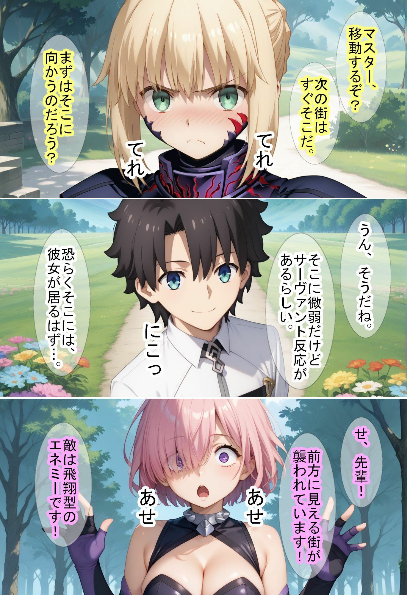 【F〇Oの世界に入ってしまったら？】〜女サーヴァントにエロい事し放題だった件〜 2 サンプル4ページ目