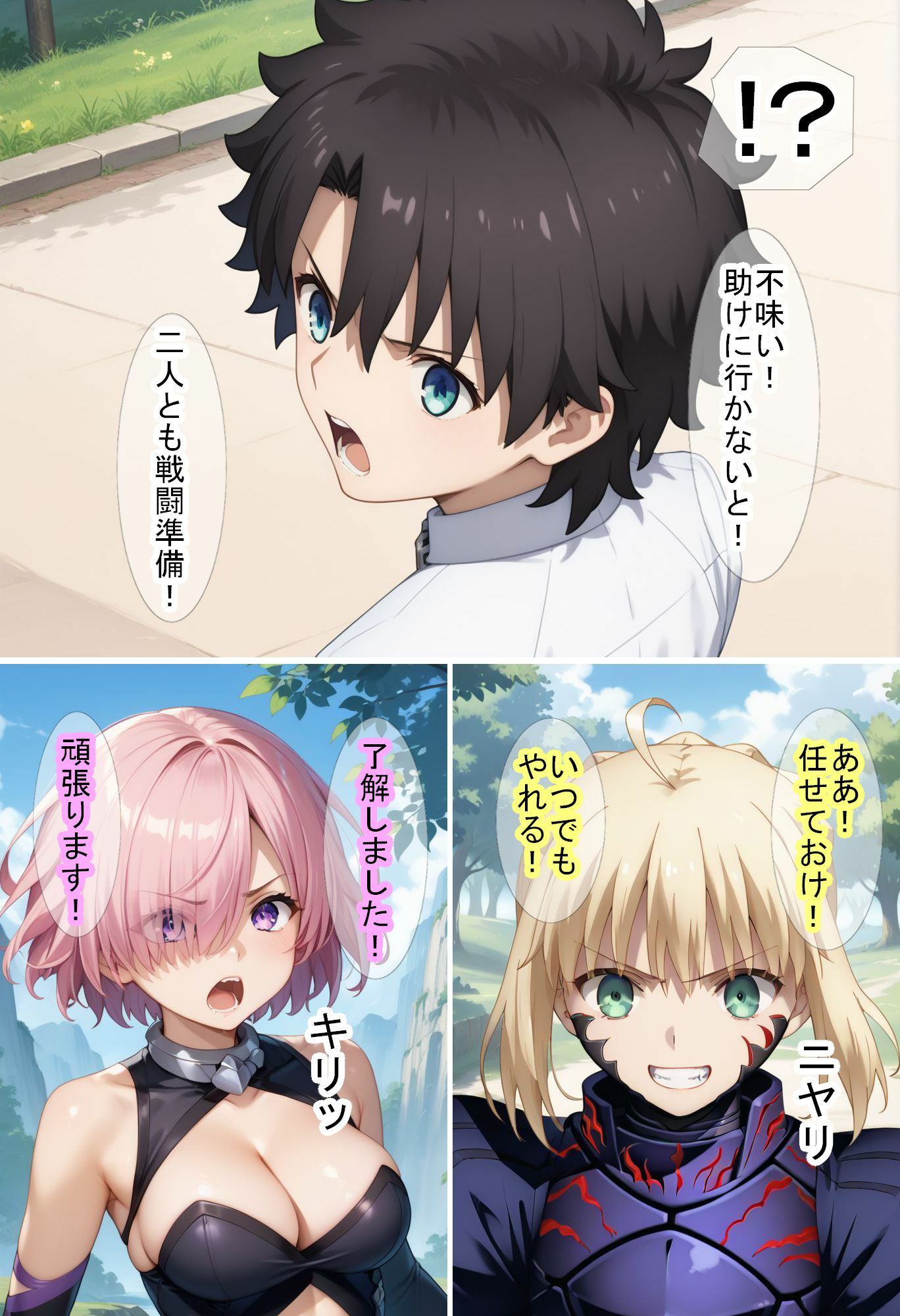 【F〇Oの世界に入ってしまったら？】〜女サーヴァントにエロい事し放題だった件〜 2 サンプル5ページ目