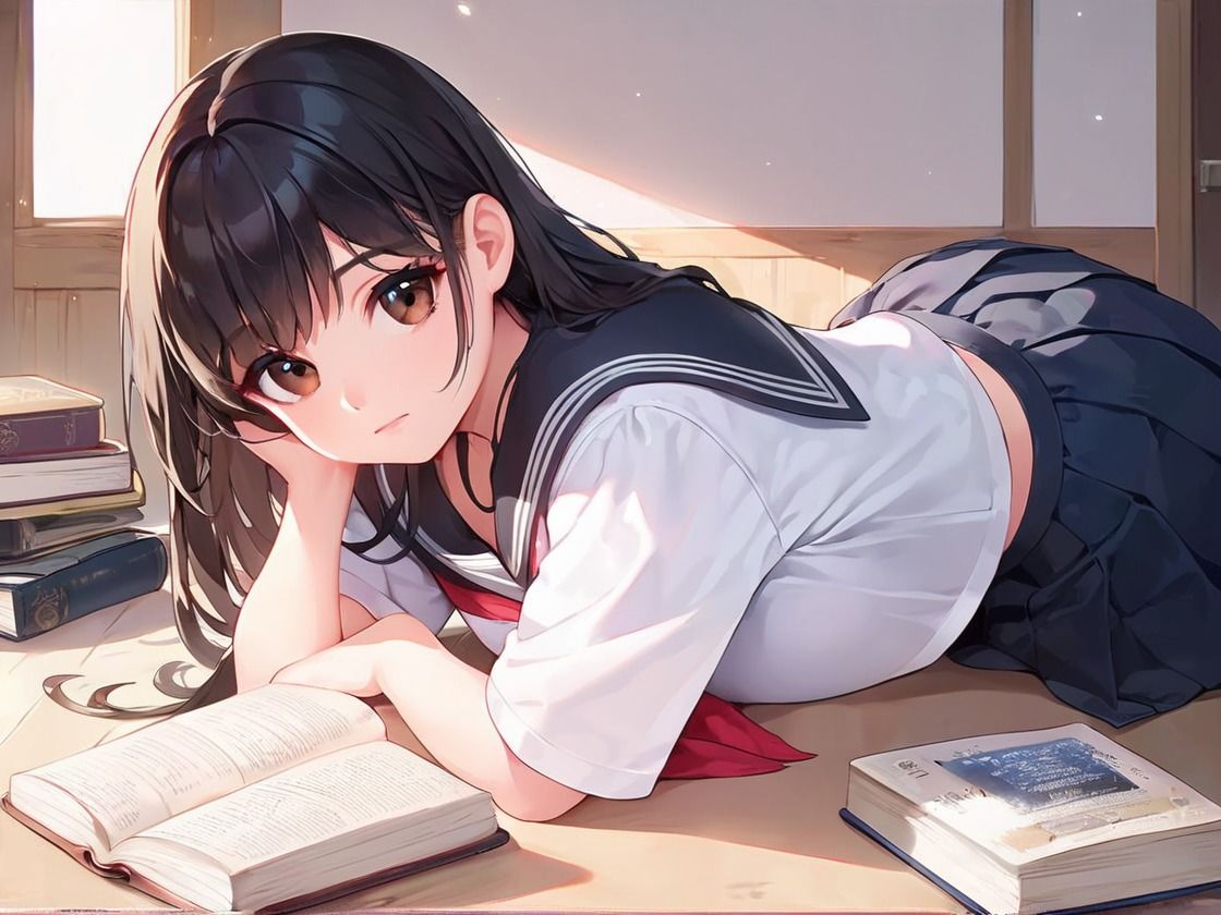 大人しい図書委員になら、何してもバレないだろう！先生と生徒で、犯しまくる毎日？ サンプル1ページ目