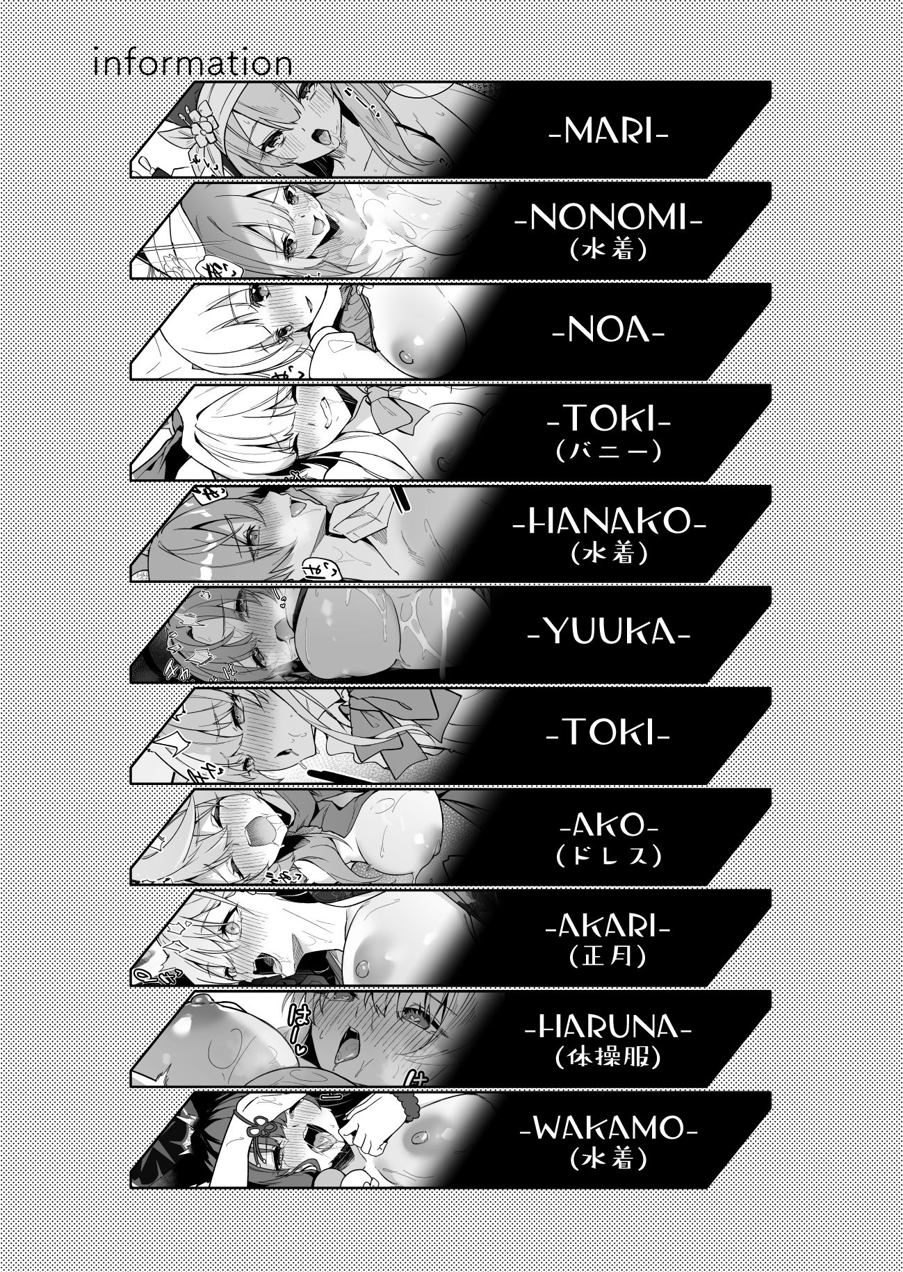 ブルアカのえっちなミニ漫画まとめ本2 サンプル1ページ目