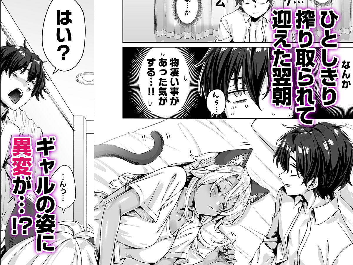 ギャル猫娘がうちに住み着いてなぜか毎日3P三昧になってしまう話 サンプル6ページ目