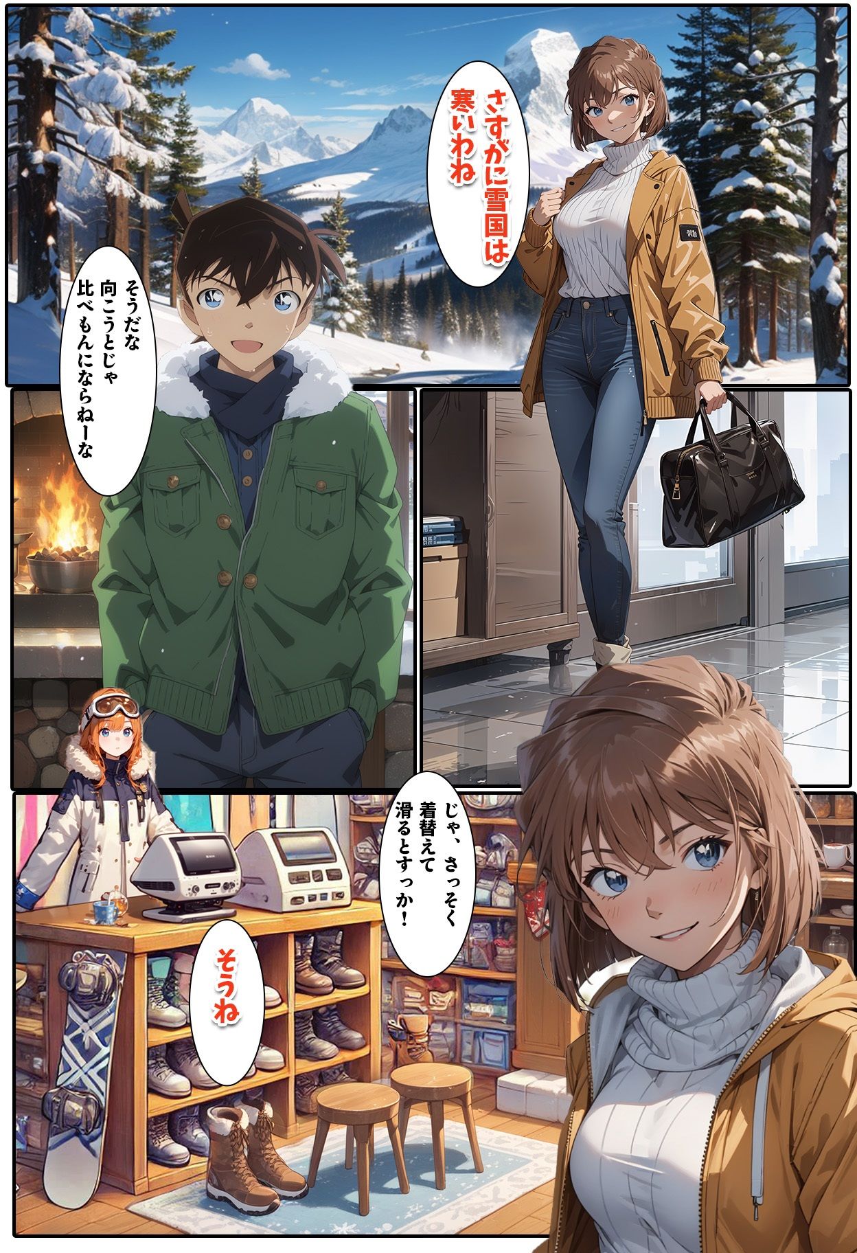 新・名探偵の三角関係 サンプル6ページ目