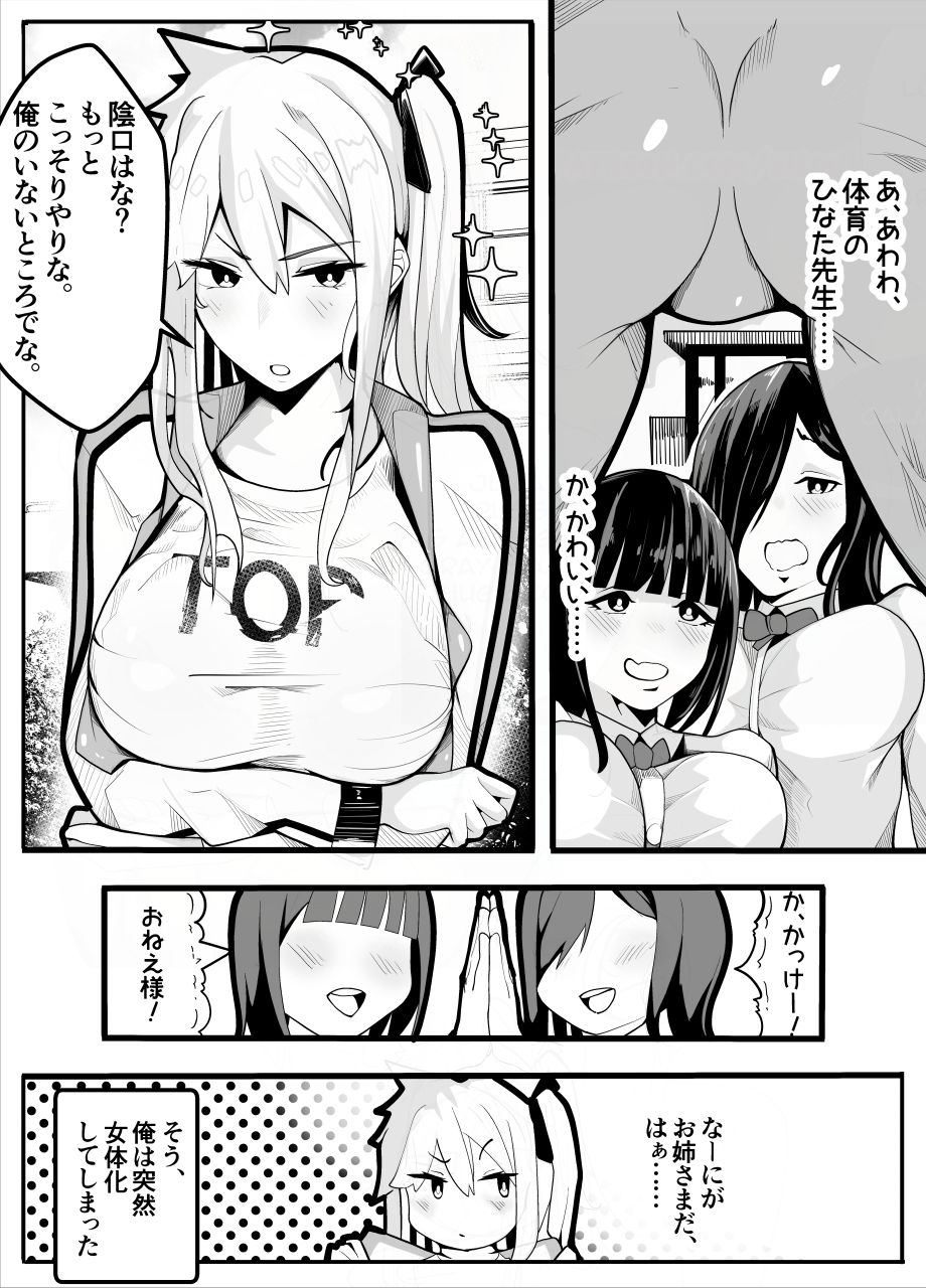 【TS】TSぶ！〜体操着編〜【女体化】 サンプル2ページ目