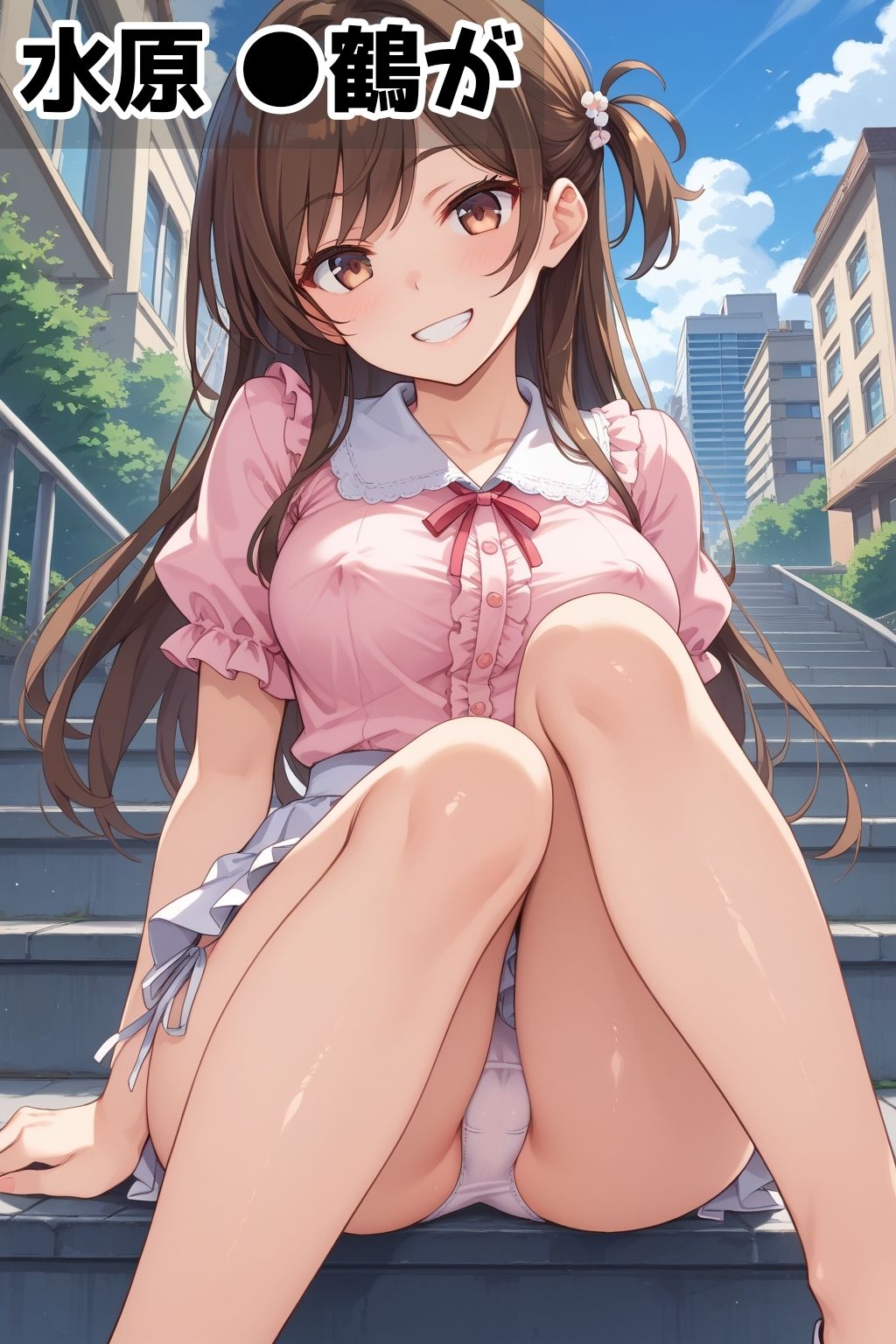 かのかり姦（ちづる、るか、すみ）-彼女、お●りします サンプル1ページ目