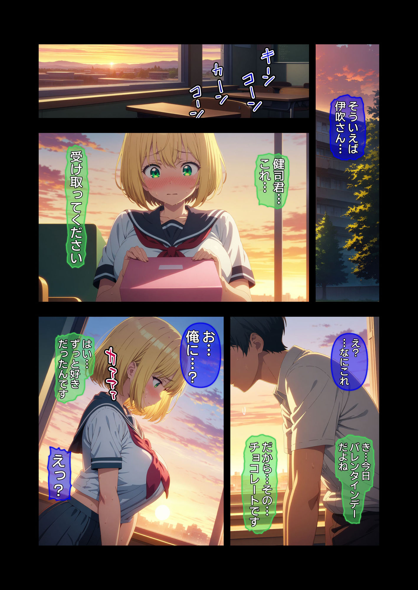 【漫画】びしょ濡レ〇プ02 サンプル5ページ目
