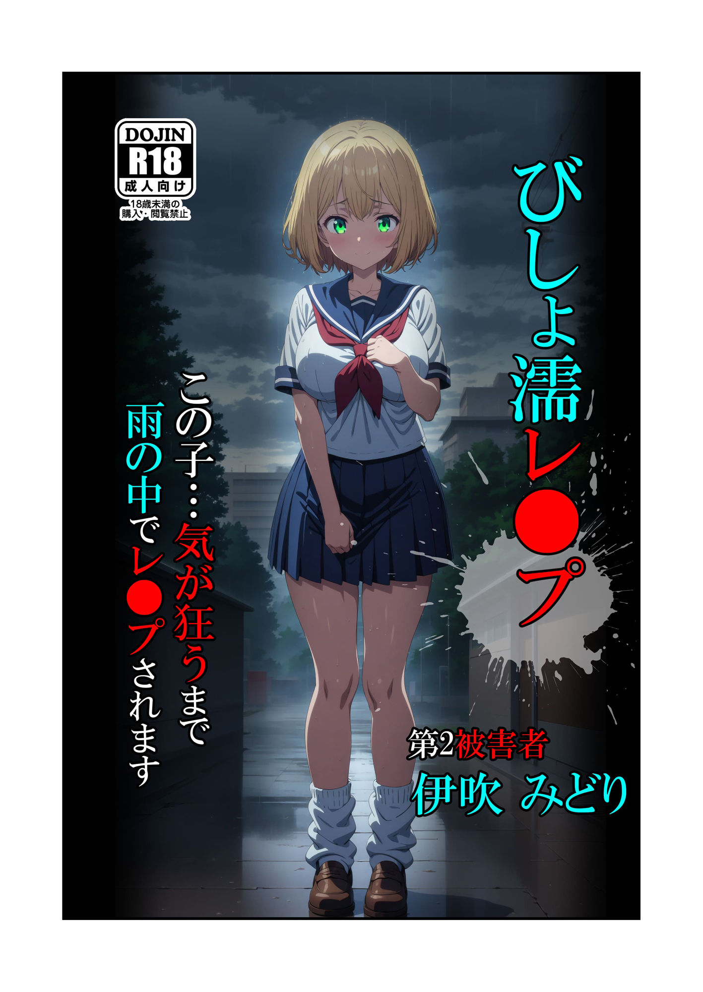 【漫画】びしょ濡レ〇プ02 サンプル10ページ目