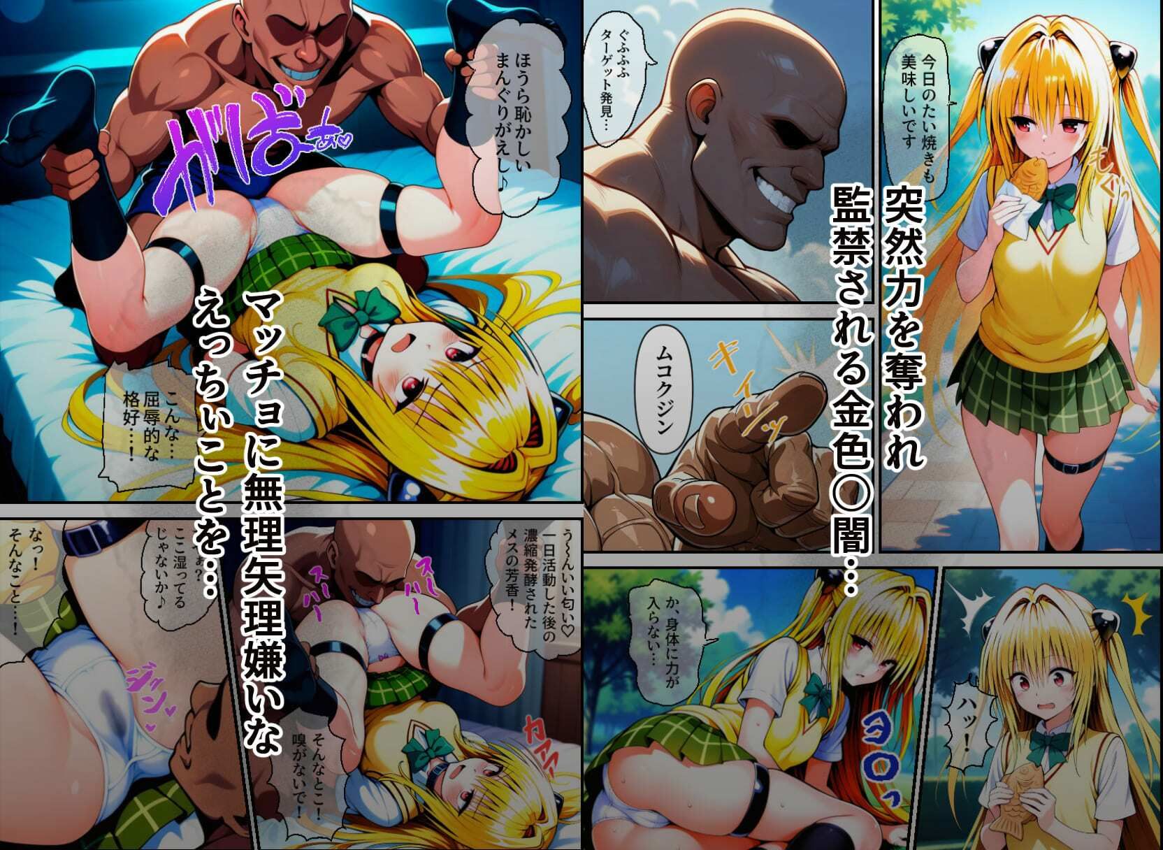 金色〇闇強●拡張両穴フィスト サンプル1ページ目
