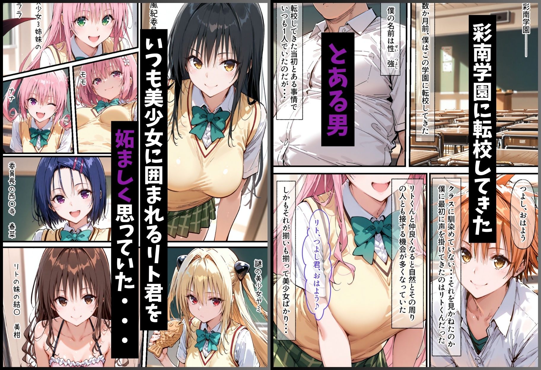 とらぶる寝取られ楽園崩壊 サンプル1ページ目