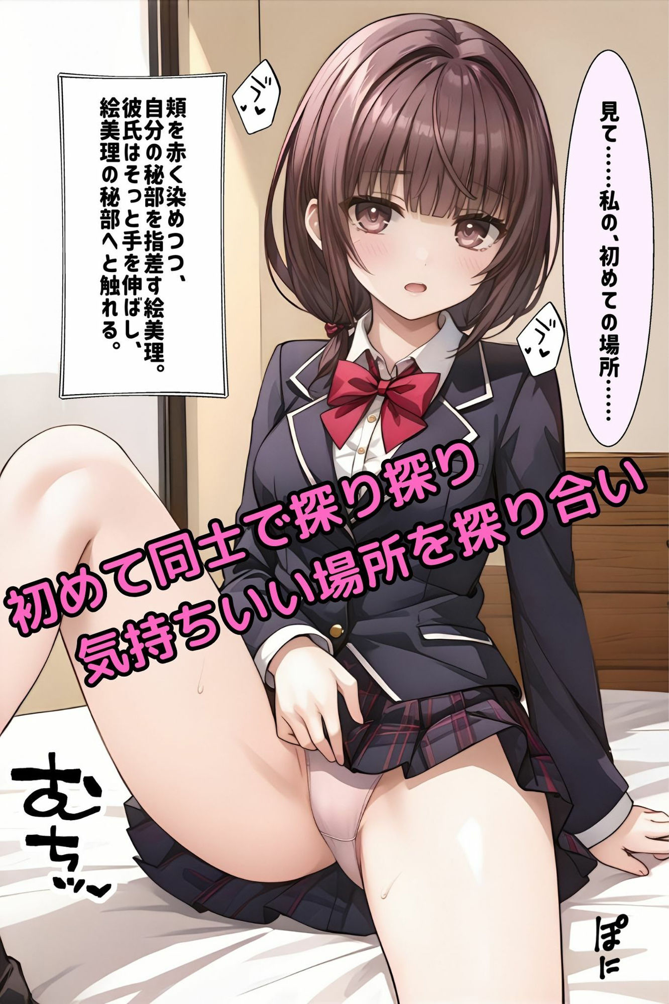 大好きな彼女の家で声を出さないように初めての内緒えっち サンプル5ページ目