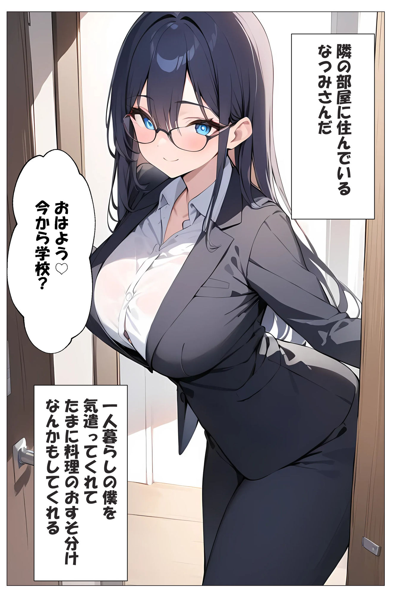 隣のメンヘラお姉さん サンプル2ページ目